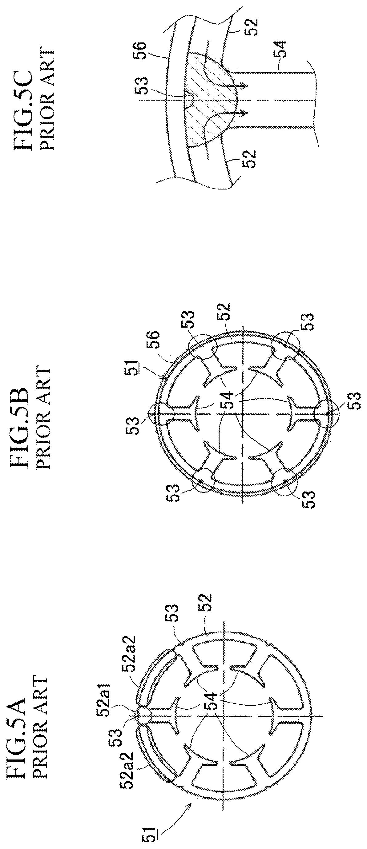 Patent US11824401 Figure 5 – Stator core with adjustable press-fit force to motor case and motor with the stator core