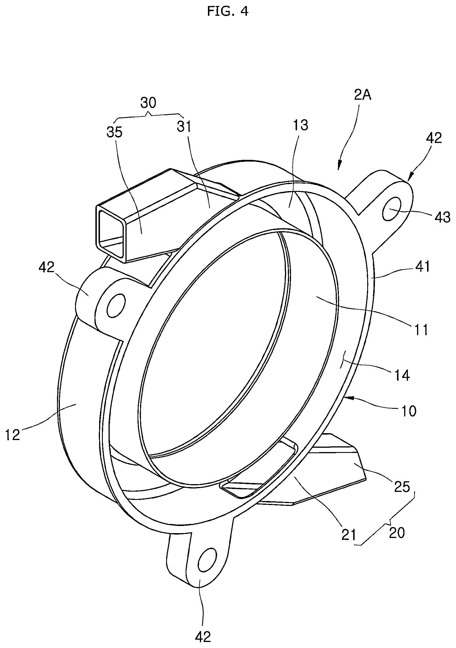 Patent US11824402 Figure 4 – Apparatus for cooling coil of motor