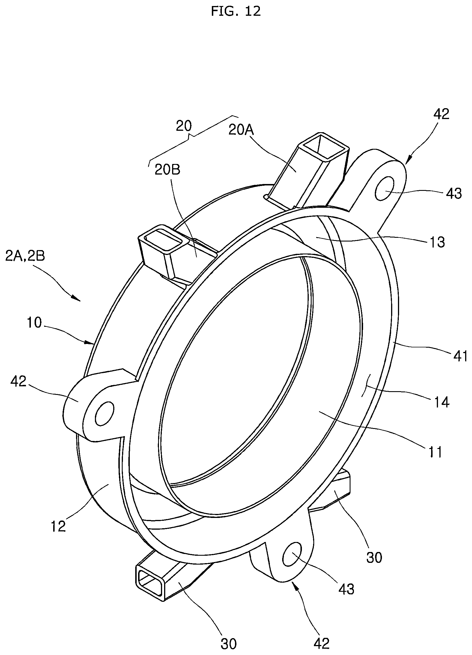 Patent US11824402 Figure 12 – Apparatus for cooling coil of motor