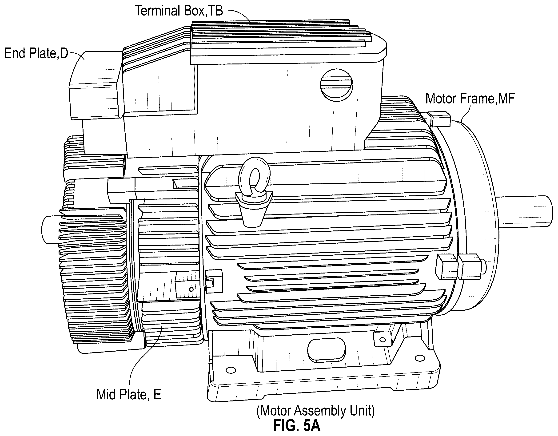 Patent US11824406 Figure 7 – Motor drive unit