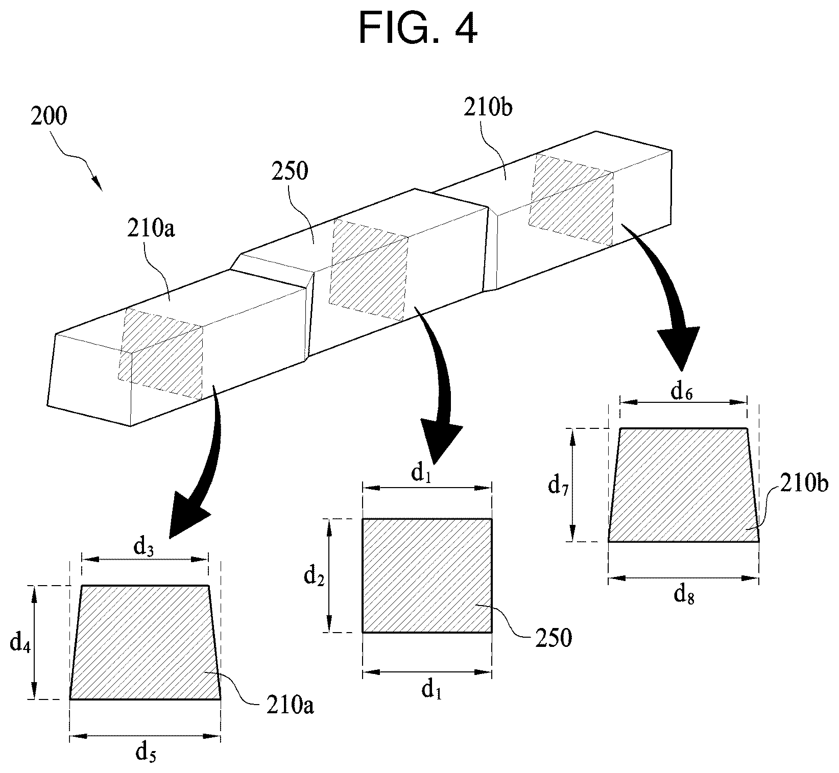Patent US11824407 Figure 4 – Distributed straight-angle armature winding, motor comprising same, and method for manufacturing same