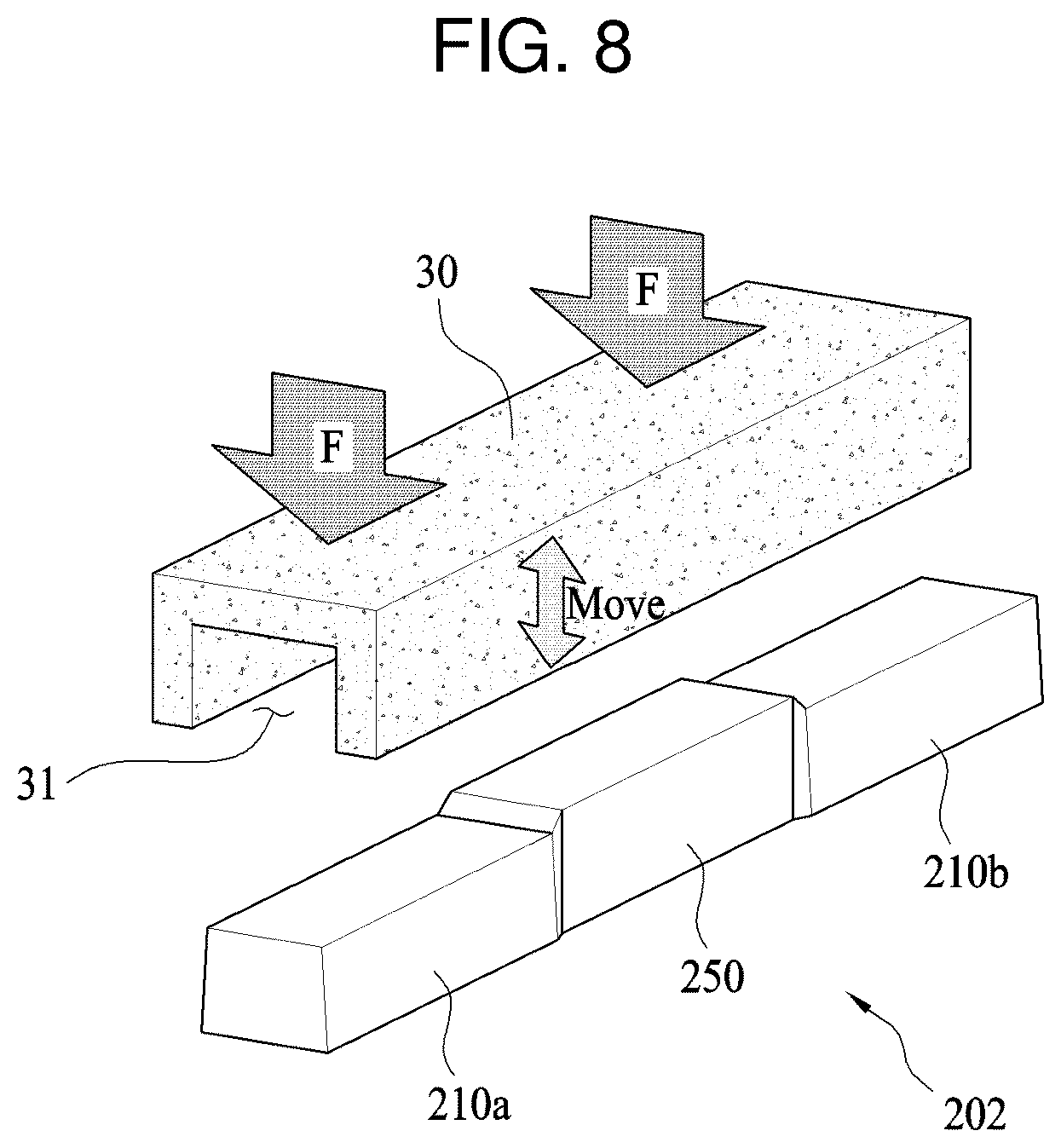 Patent US11824407 Figure 8 – Distributed straight-angle armature winding, motor comprising same, and method for manufacturing same