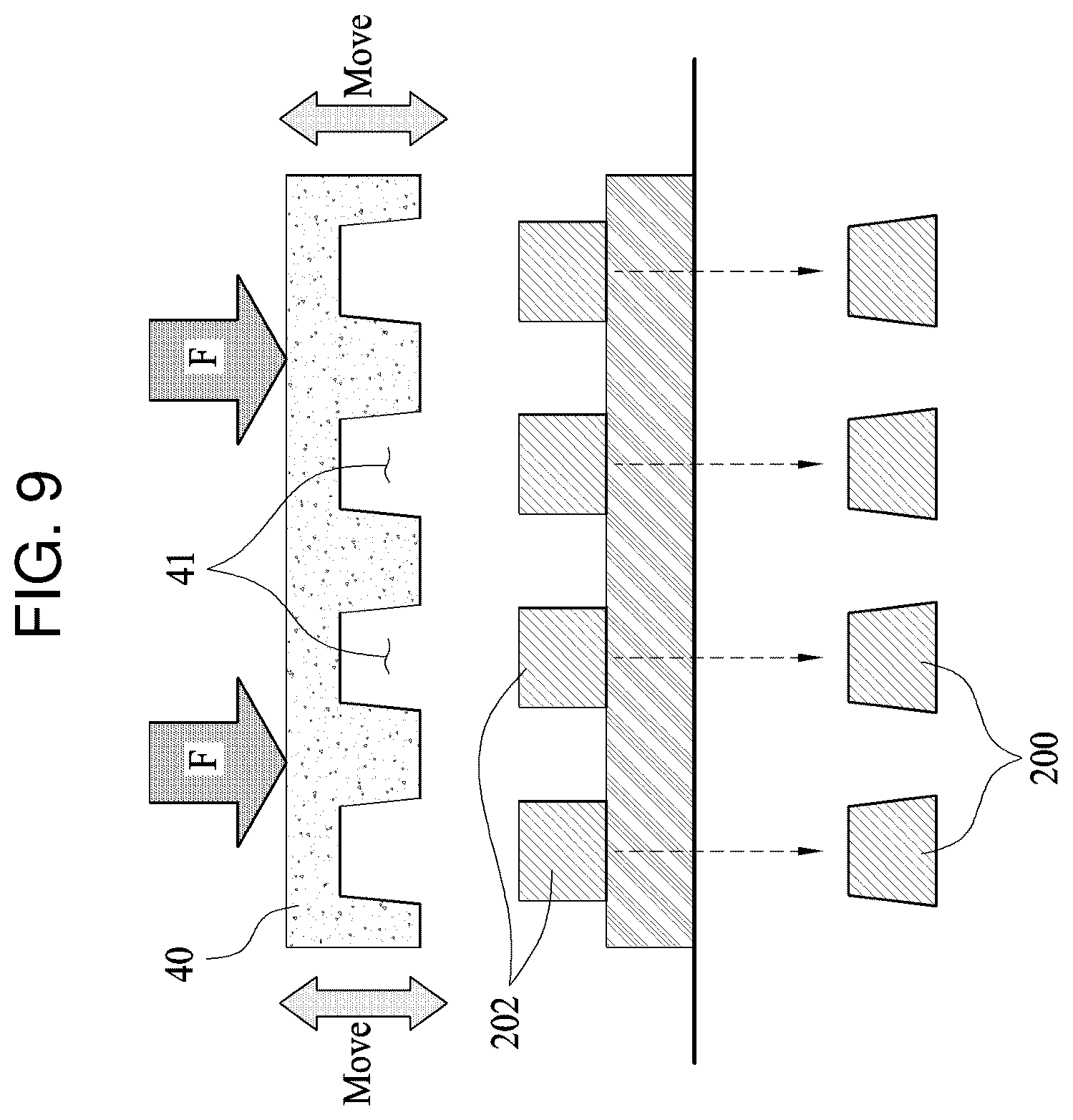 Patent US11824407 Figure 9 – Distributed straight-angle armature winding, motor comprising same, and method for manufacturing same