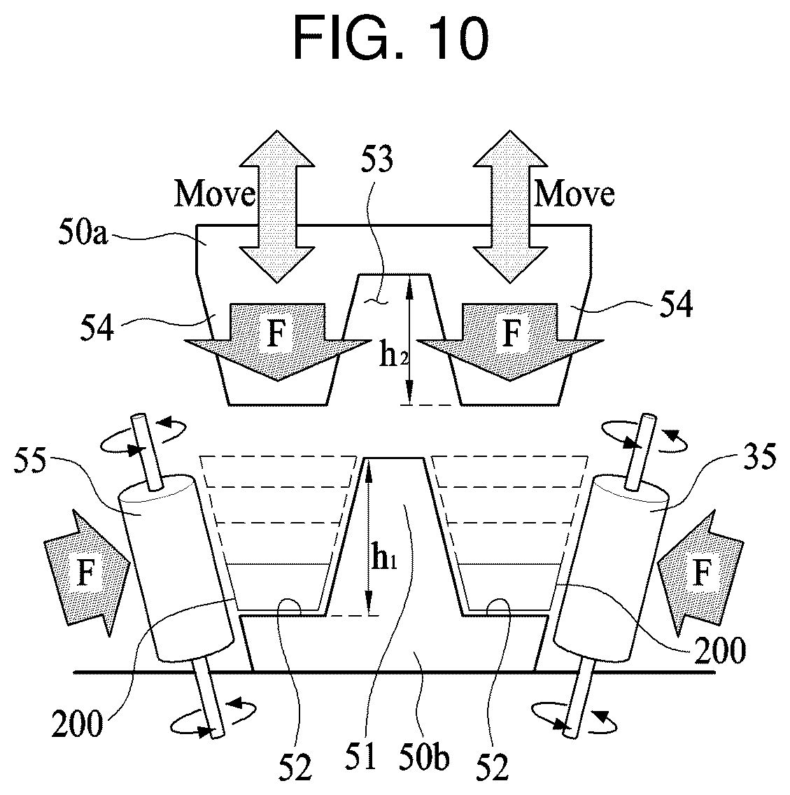 Patent US11824407 Figure 10 – Distributed straight-angle armature winding, motor comprising same, and method for manufacturing same