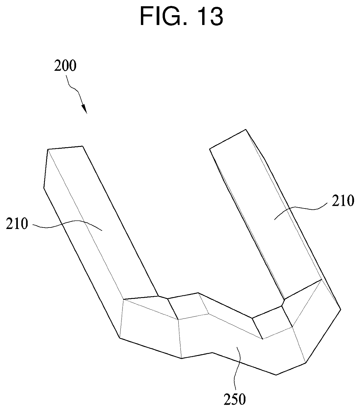 Patent US11824407 Figure 13 – Distributed straight-angle armature winding, motor comprising same, and method for manufacturing same