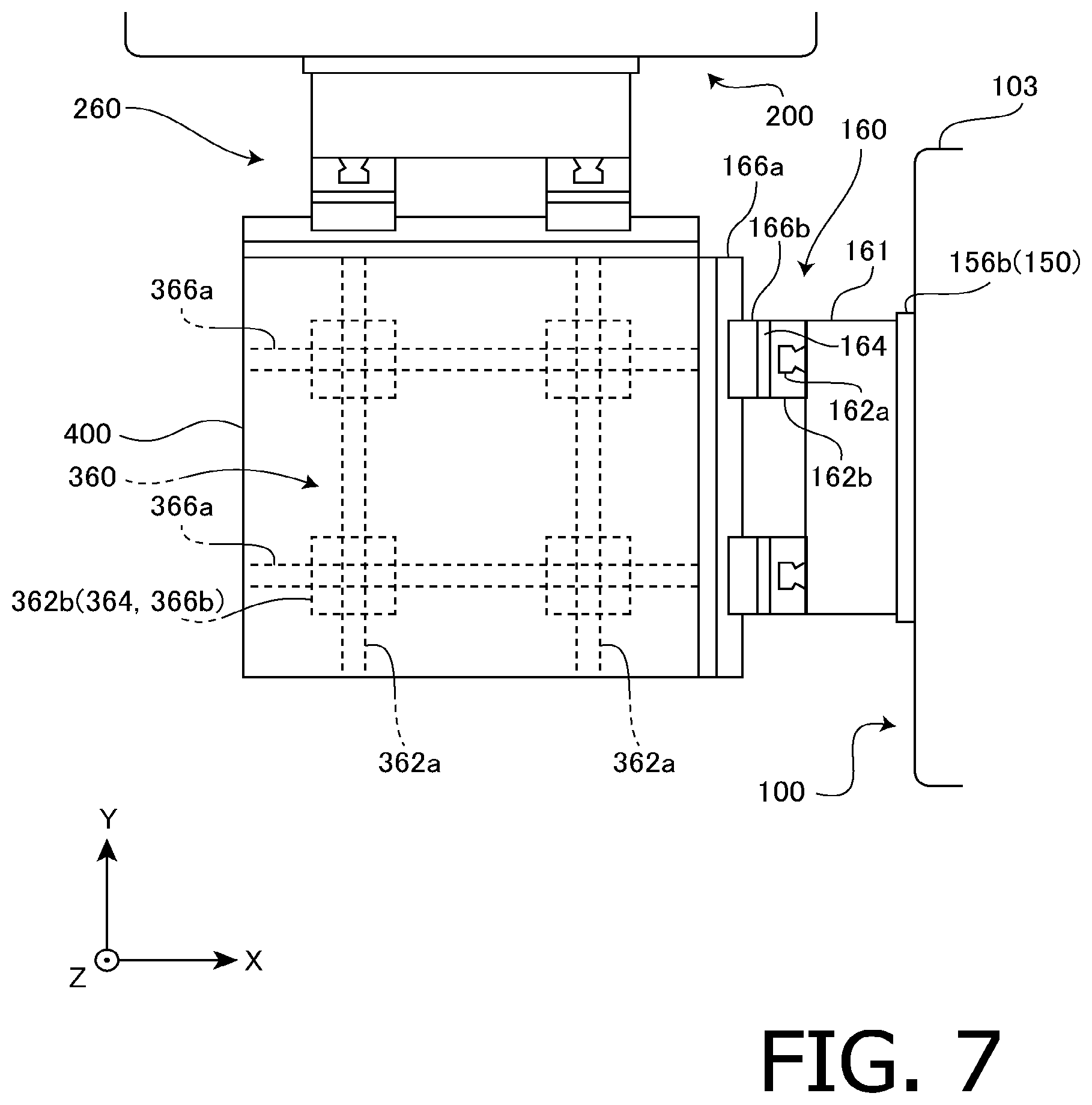 Patent US11824416 Figure 7 – Electrodynamic actuator and electrodynamic excitation device