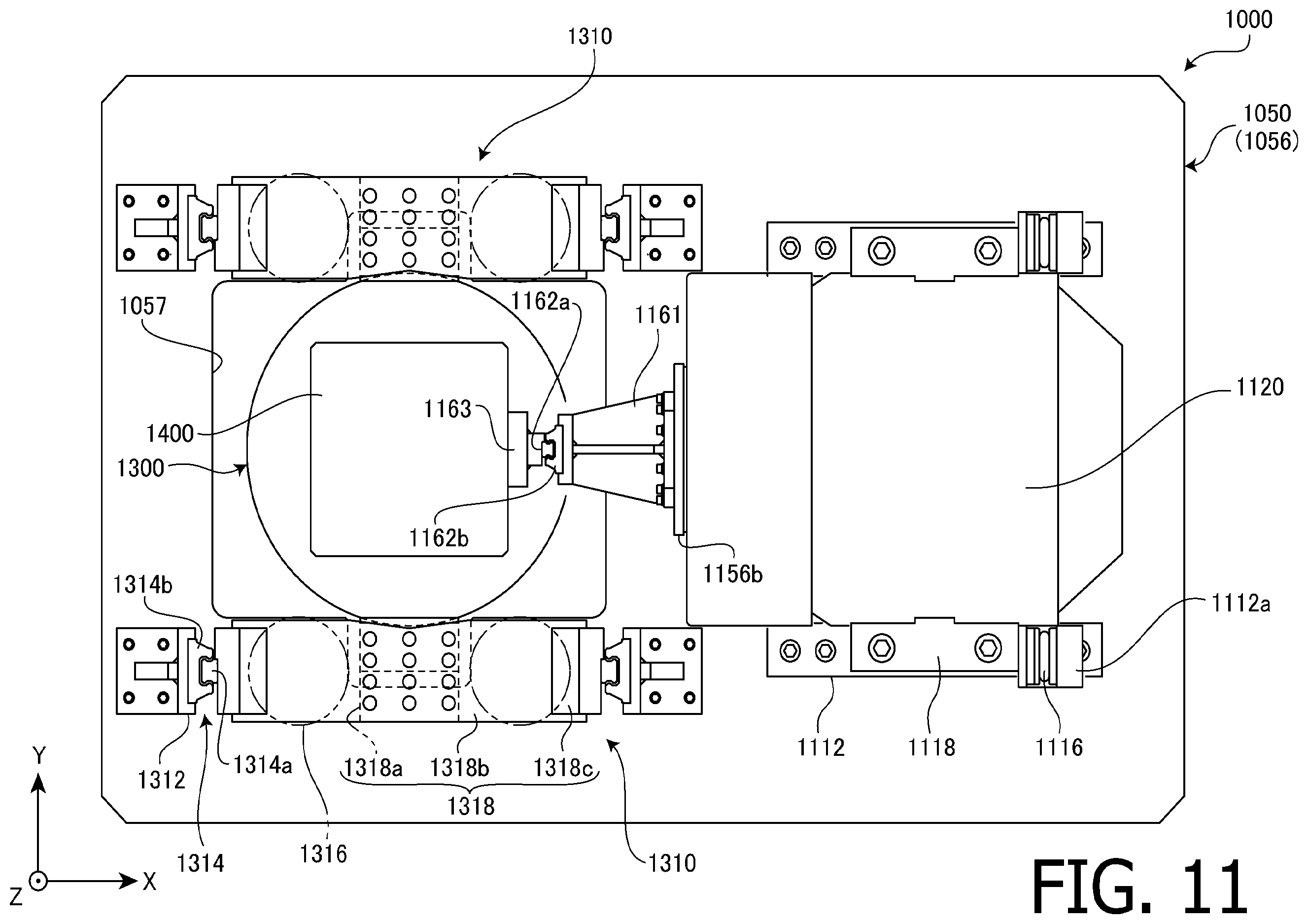 Patent US11824416 Figure 10 – Electrodynamic actuator and electrodynamic excitation device