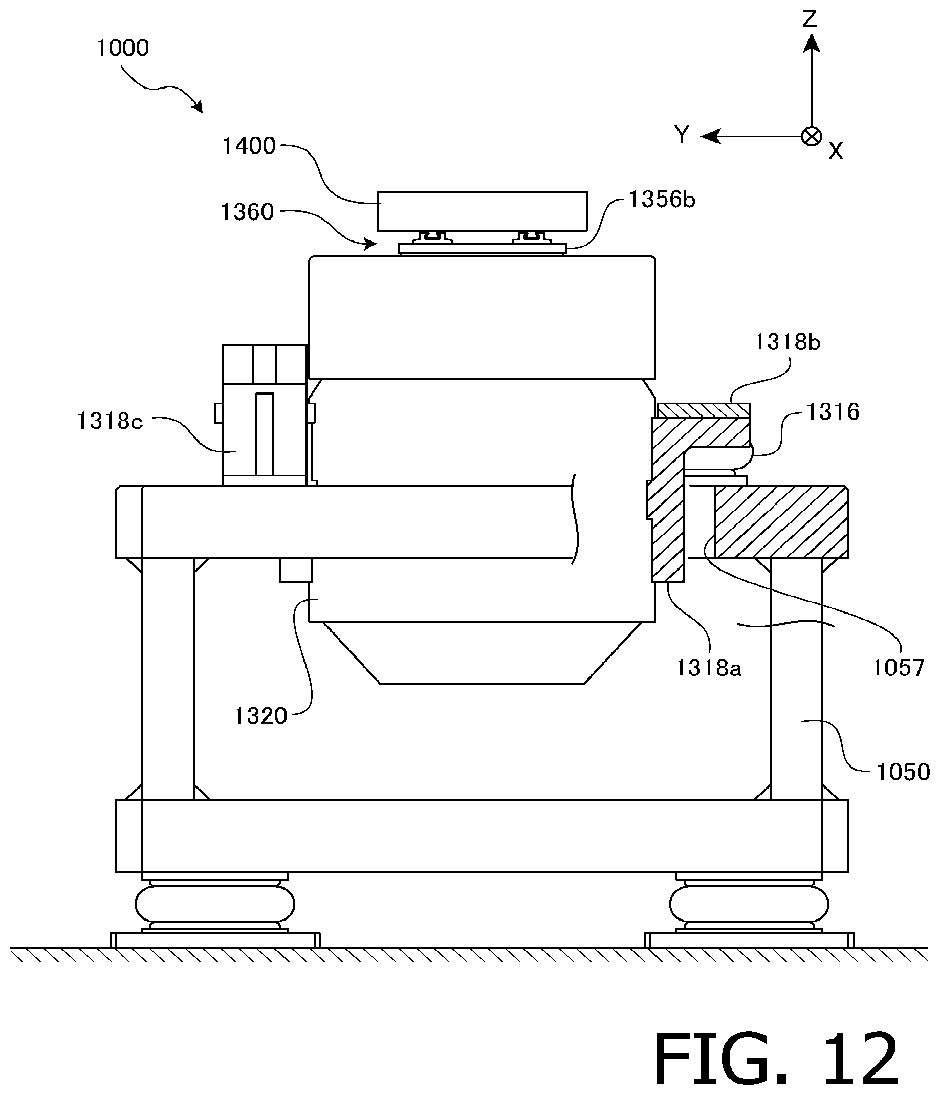Patent US11824416 Figure 11 – Electrodynamic actuator and electrodynamic excitation device