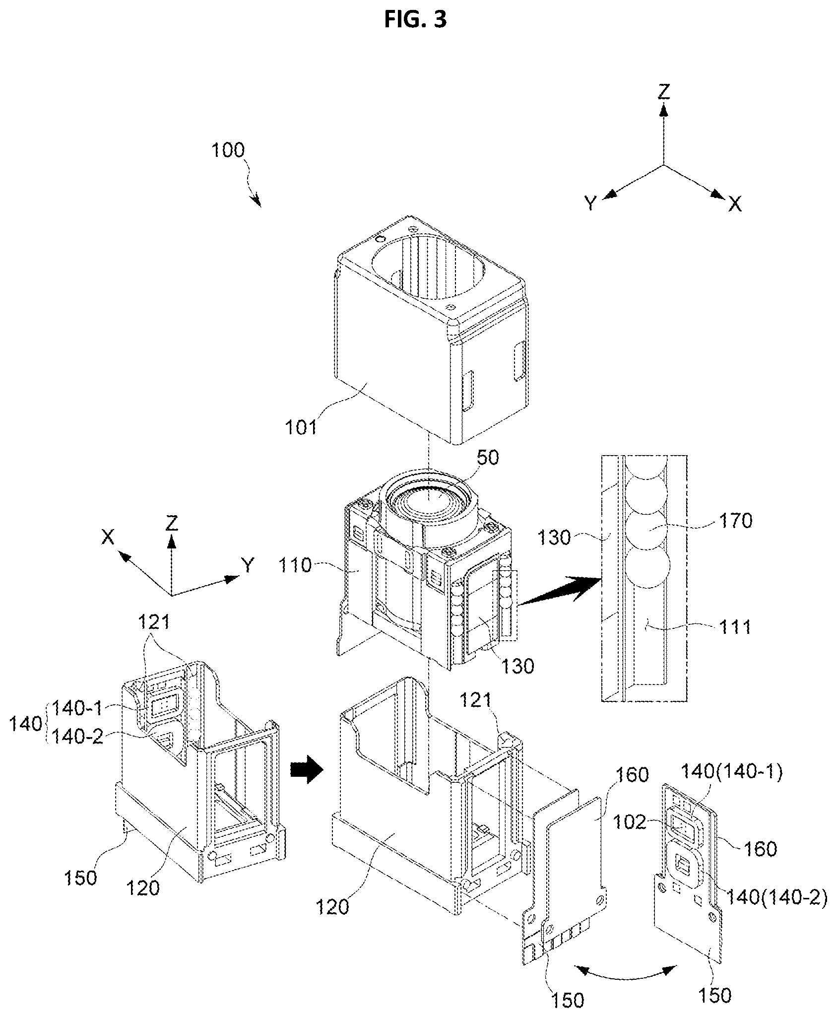 Patent US11824417 Figure 3 – Actuator with multipolar magnet structure