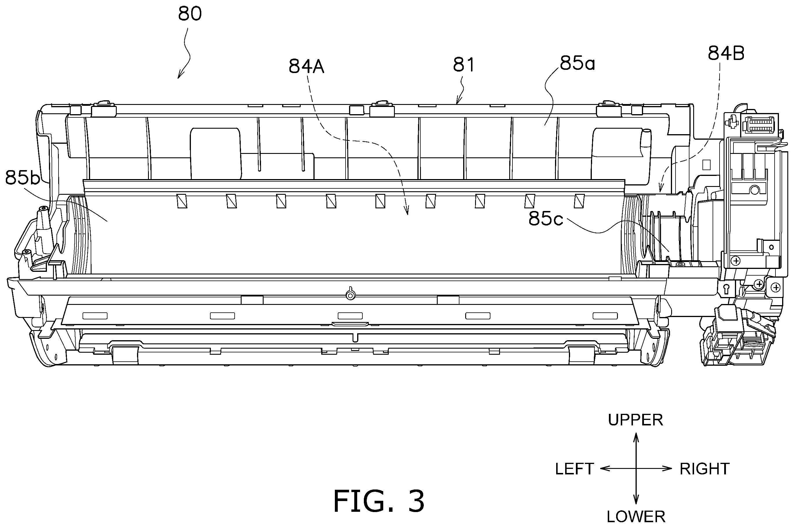 Patent US11824421 Figure 3 – Resin-molded stator, outer rotor-type motor, air blower, and air conditioning apparatus