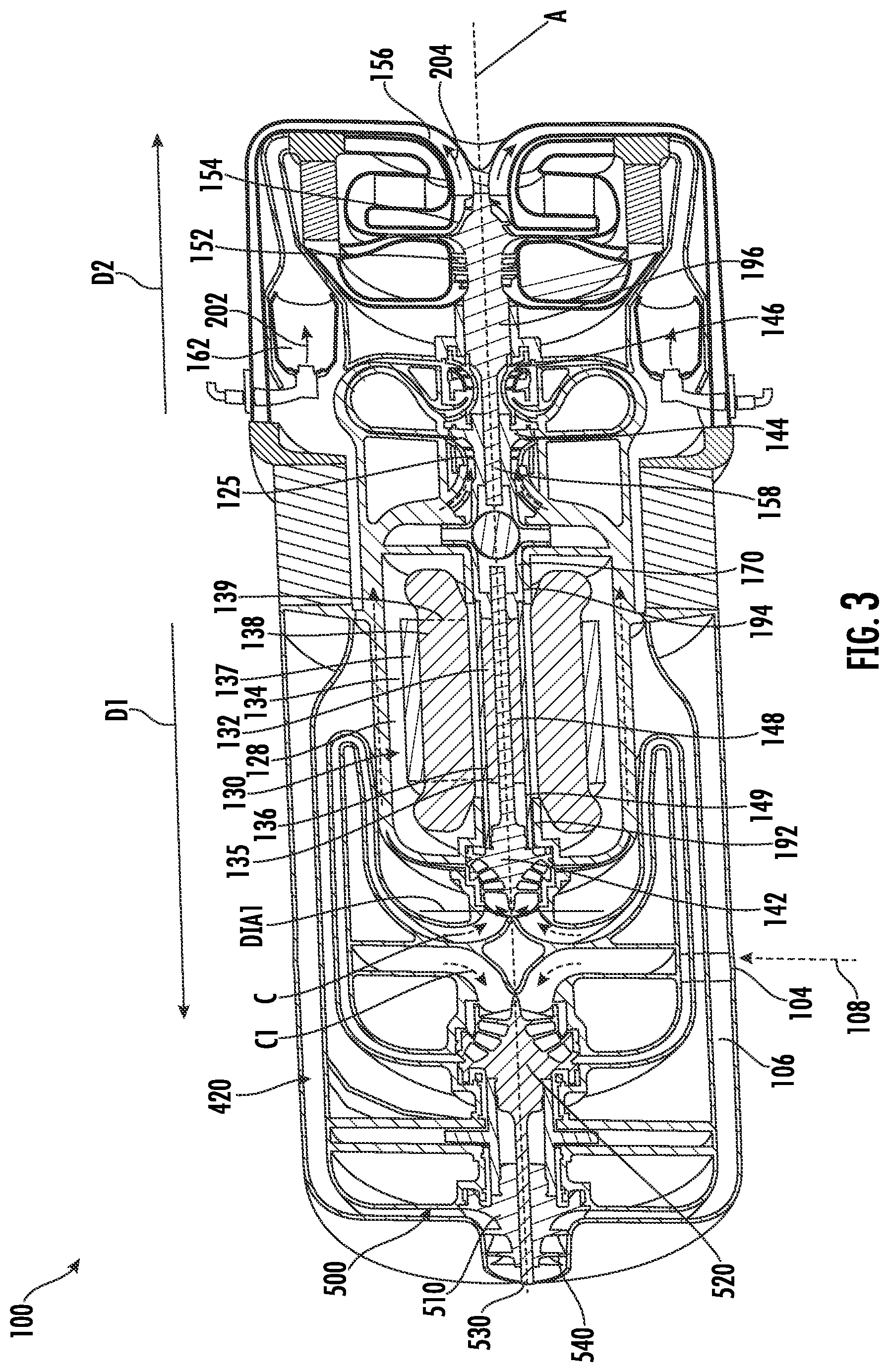 Patent US11824424 Figure 3 – Combined integrated waste heat recovery and inlet pressure boost system