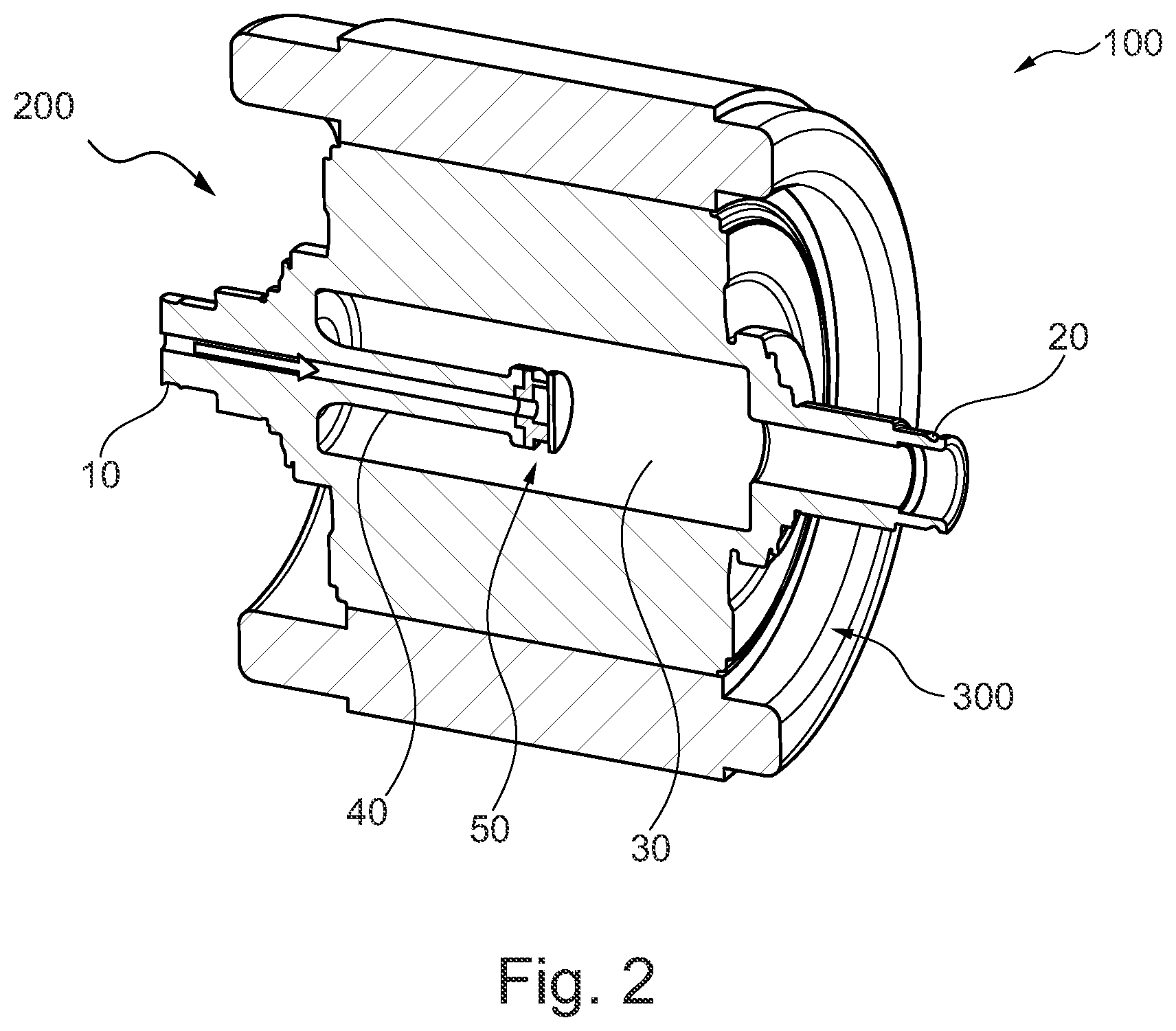 Patent US11824425 Figure 2 – Electric machine