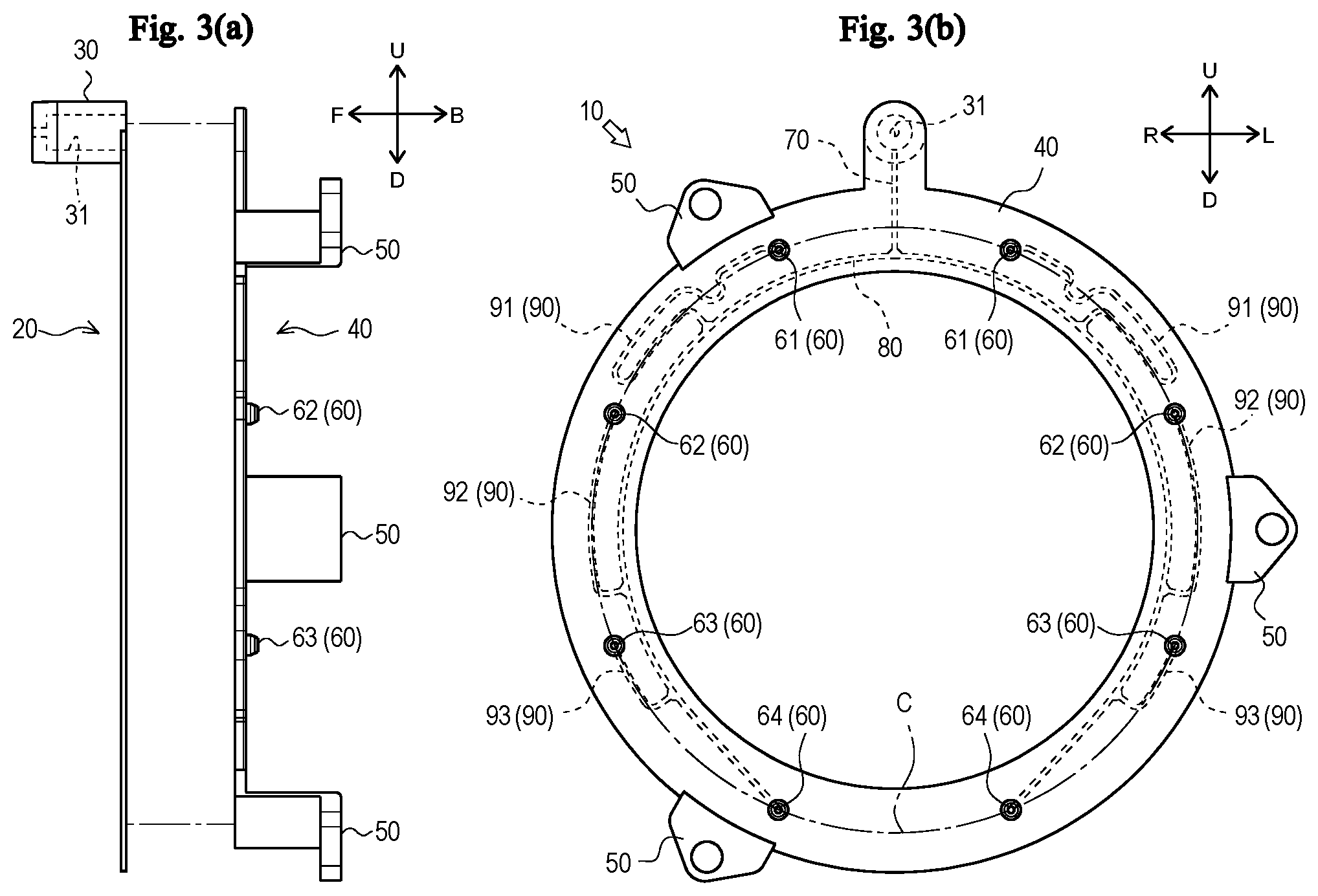 Patent US11824426 Figure 3 – Motor cooling member
