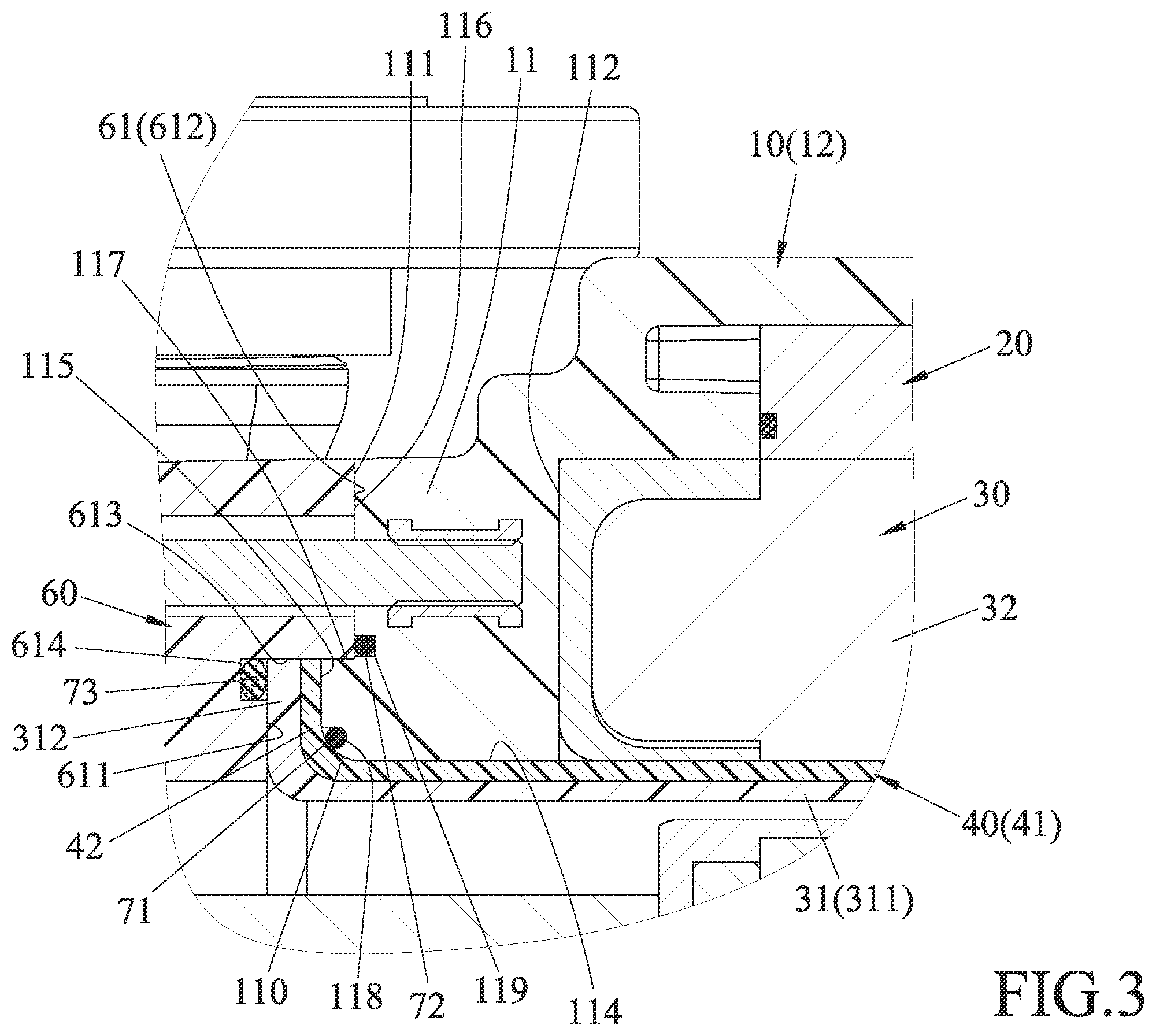Patent US11824427 Figure 3 – Canned motor device