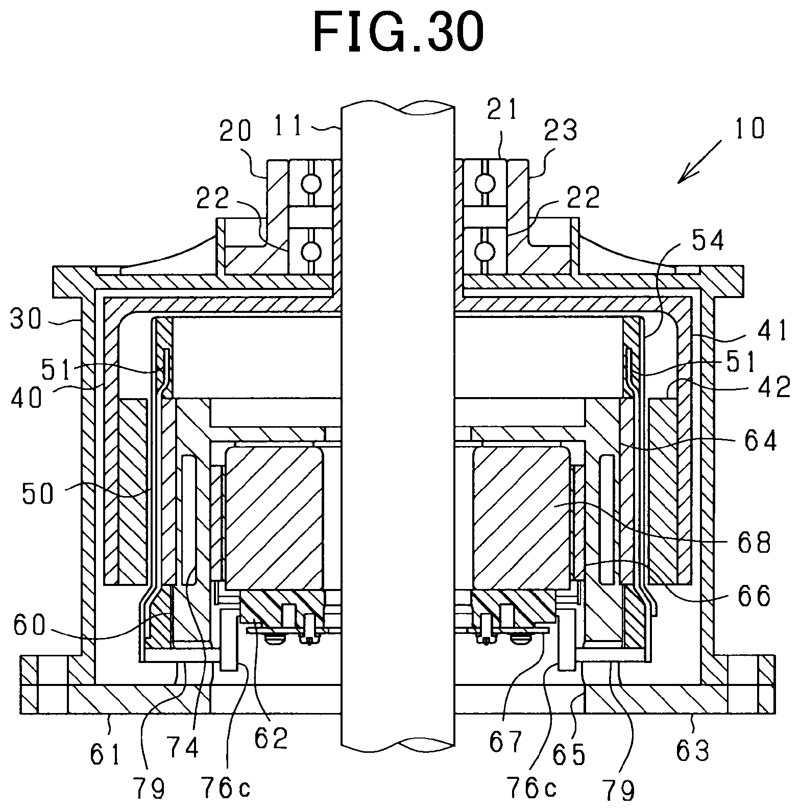 Patent US11824428 Figure 19 – Rotating electrical machine