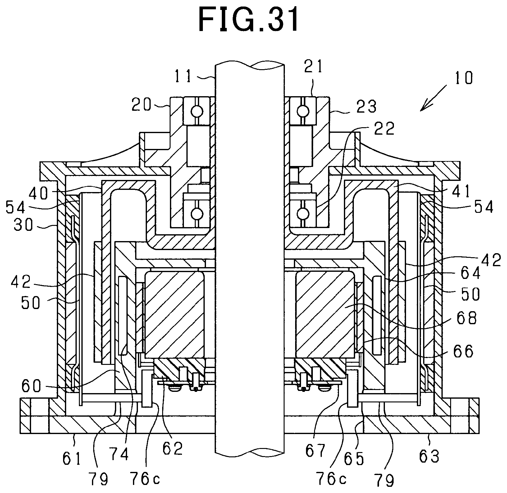 Patent US11824428 Figure 20 – Rotating electrical machine