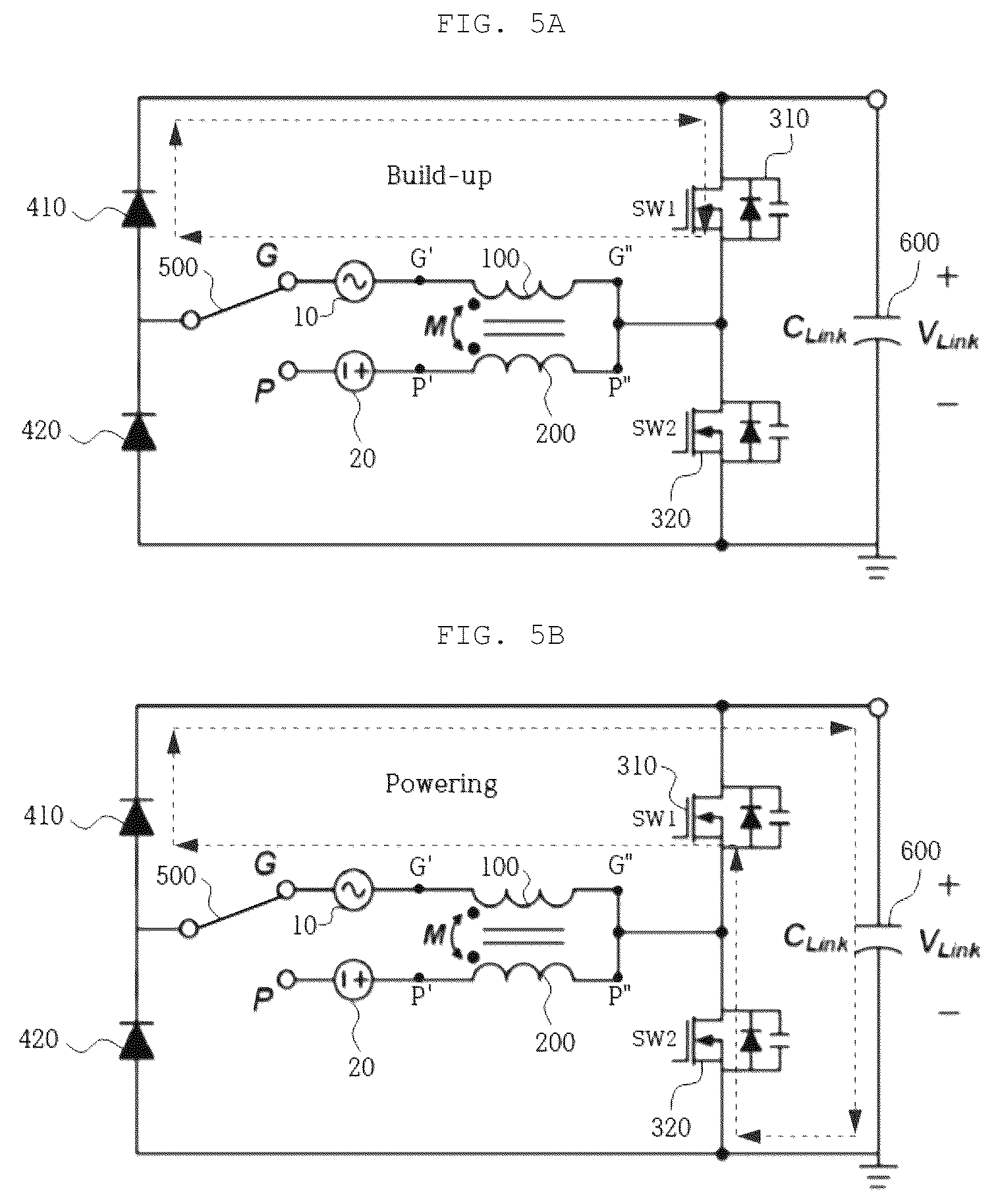 Patent US11824435 Figure 5 – Integrated DC/DC and AC/DC converter system