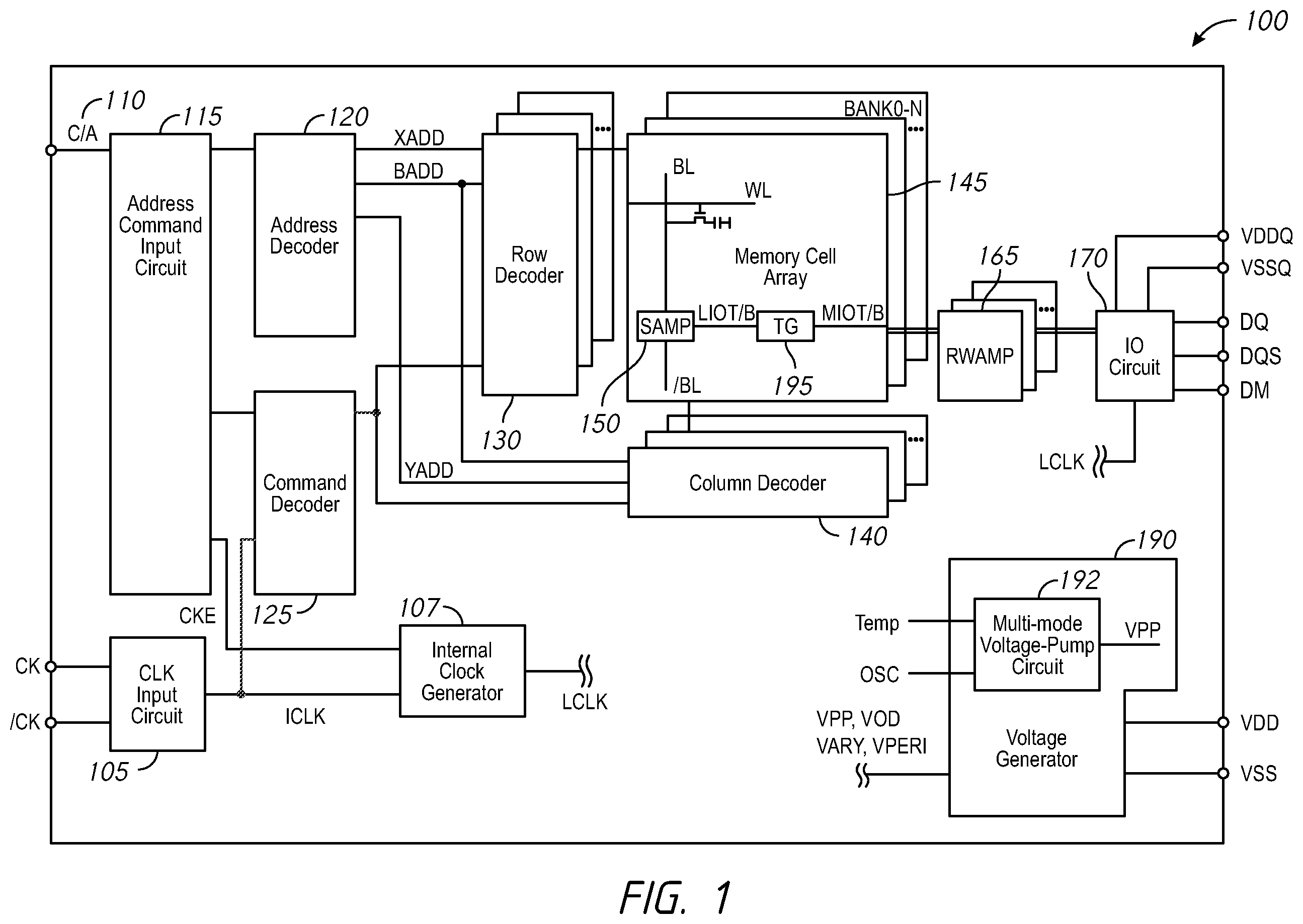Patent US11824441 Figure 1 – Multi-mode voltage pump and control
