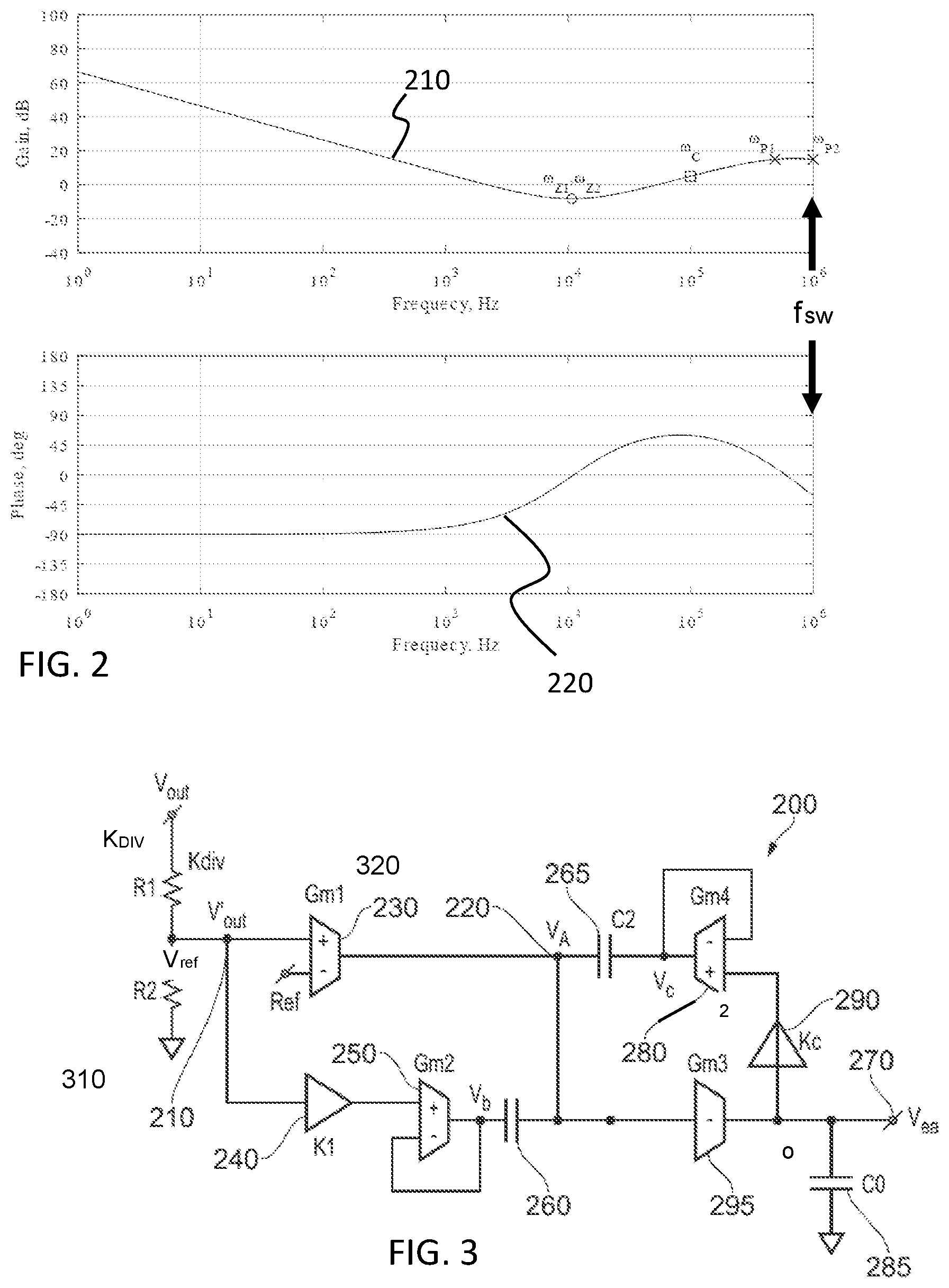 Patent US11824442 Figure 2 – Error amplifier circuits for DC-DC converters, DC-DC converters and controllers