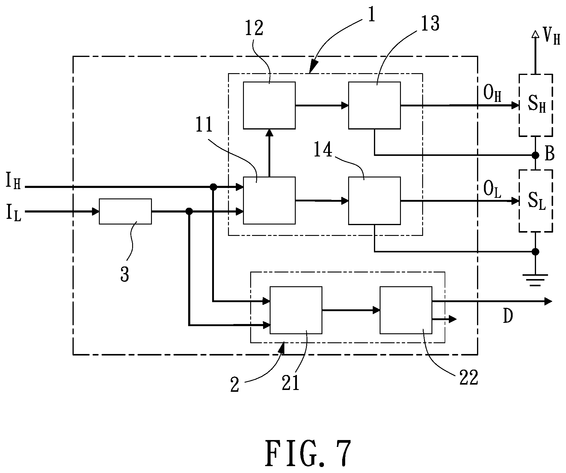 Patent US11824444 Figure 5 – Driver chip for half-bridge circuit