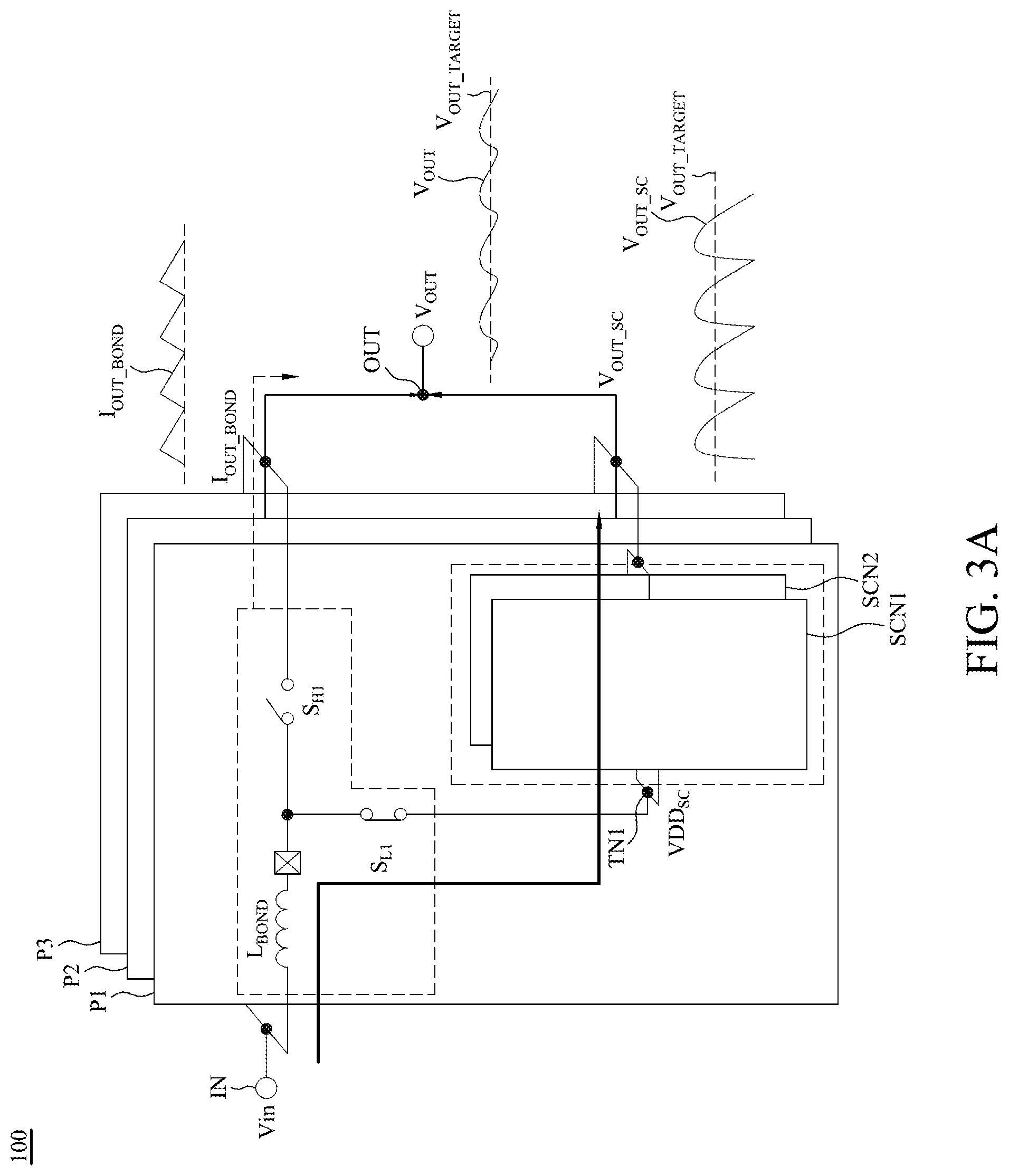 Patent US11824449 Figure 4 – Switched-capacitor power stage and switched-capacitor converter