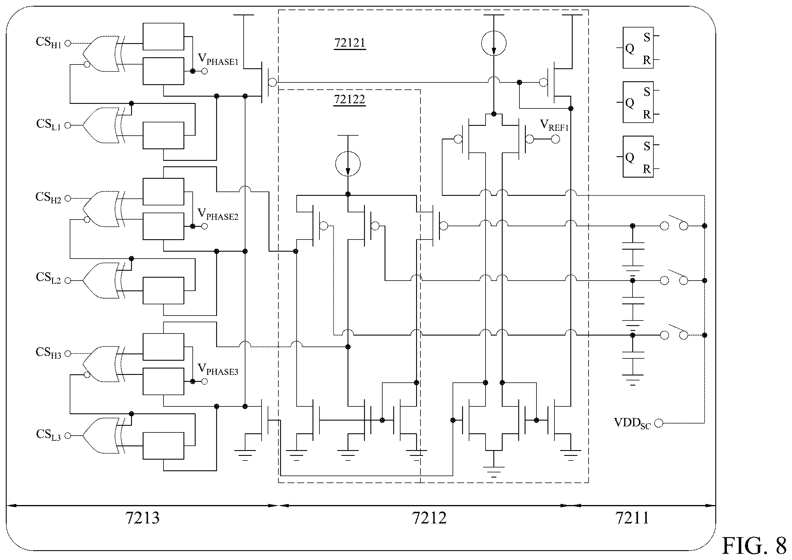 Patent US11824449 Figure 10 – Switched-capacitor power stage and switched-capacitor converter