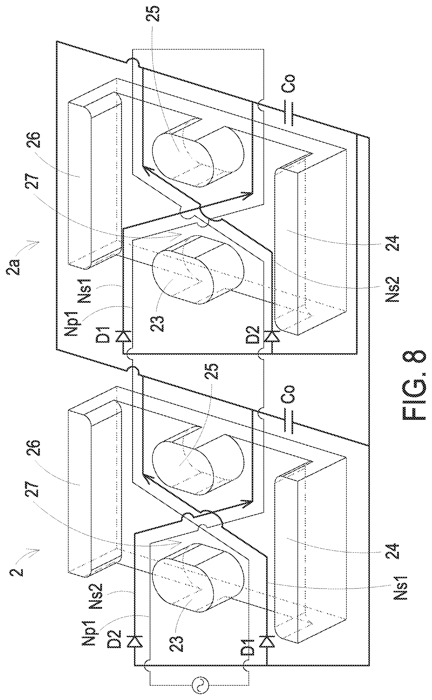 Patent US11824457 Figure 10 – Power conversion module