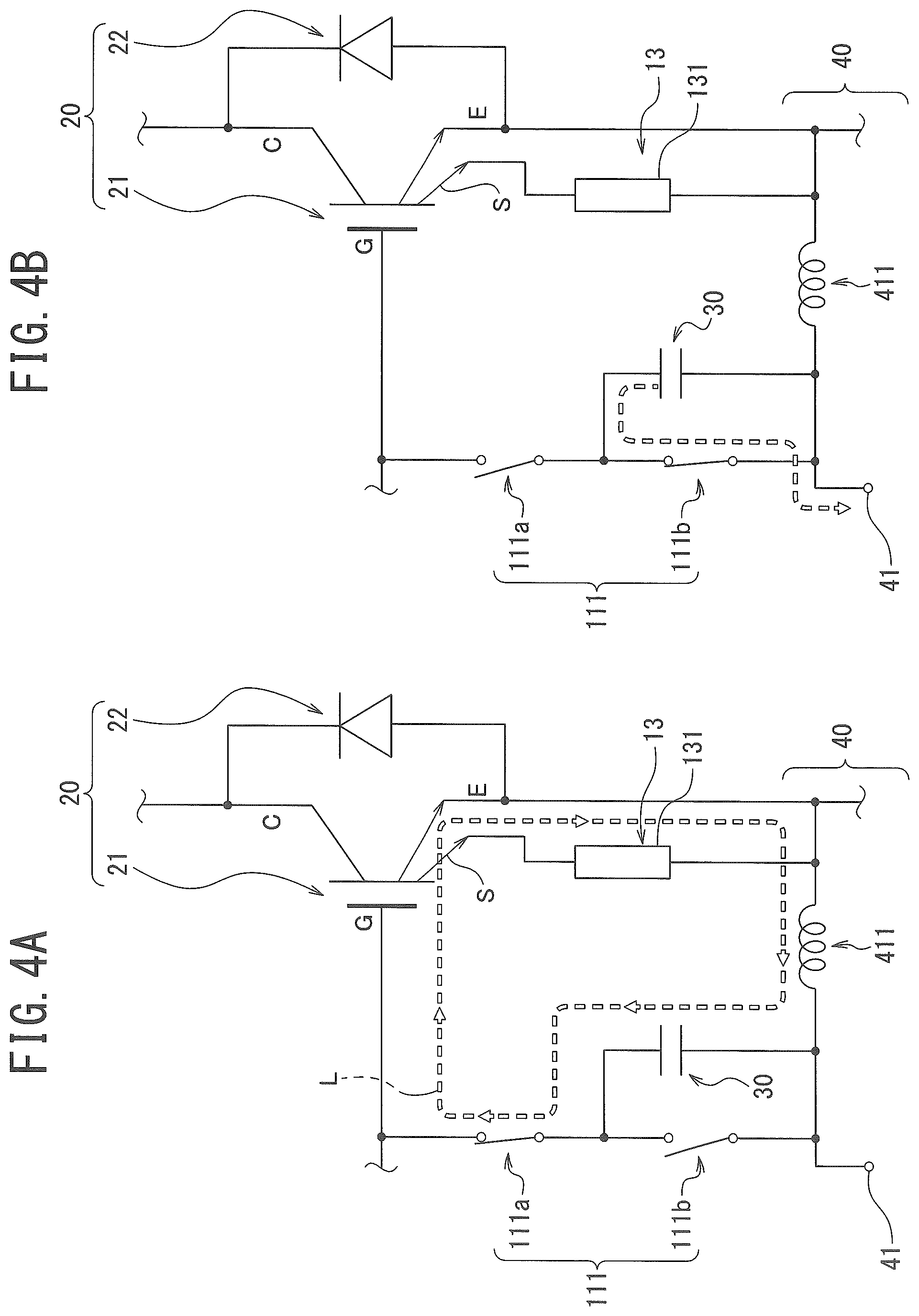 Patent US11824464 Figure 4 – Semiconductor device with switching element protection