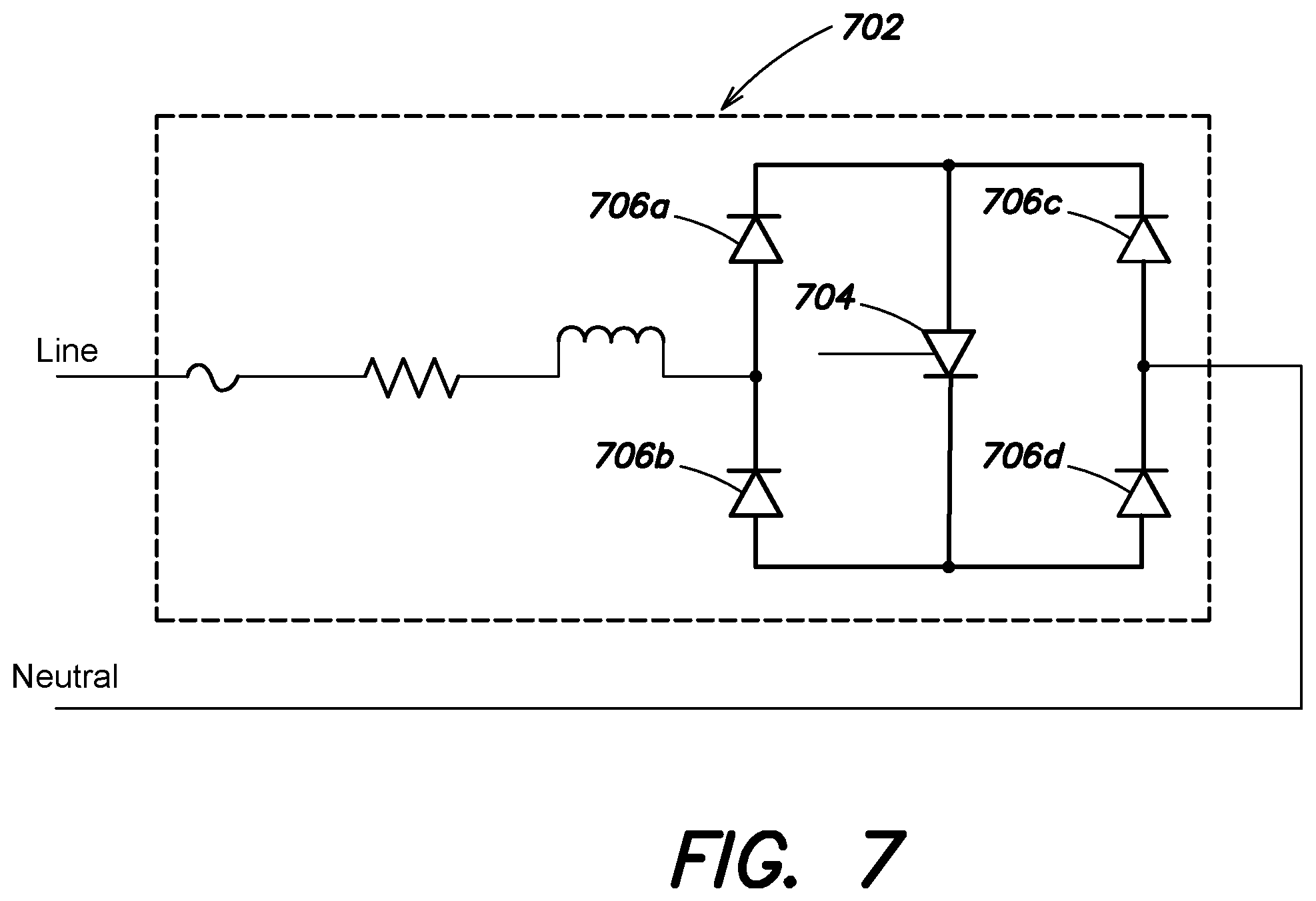Patent US11824466 Figure 8 – Instantaneous line swell protection for UPS