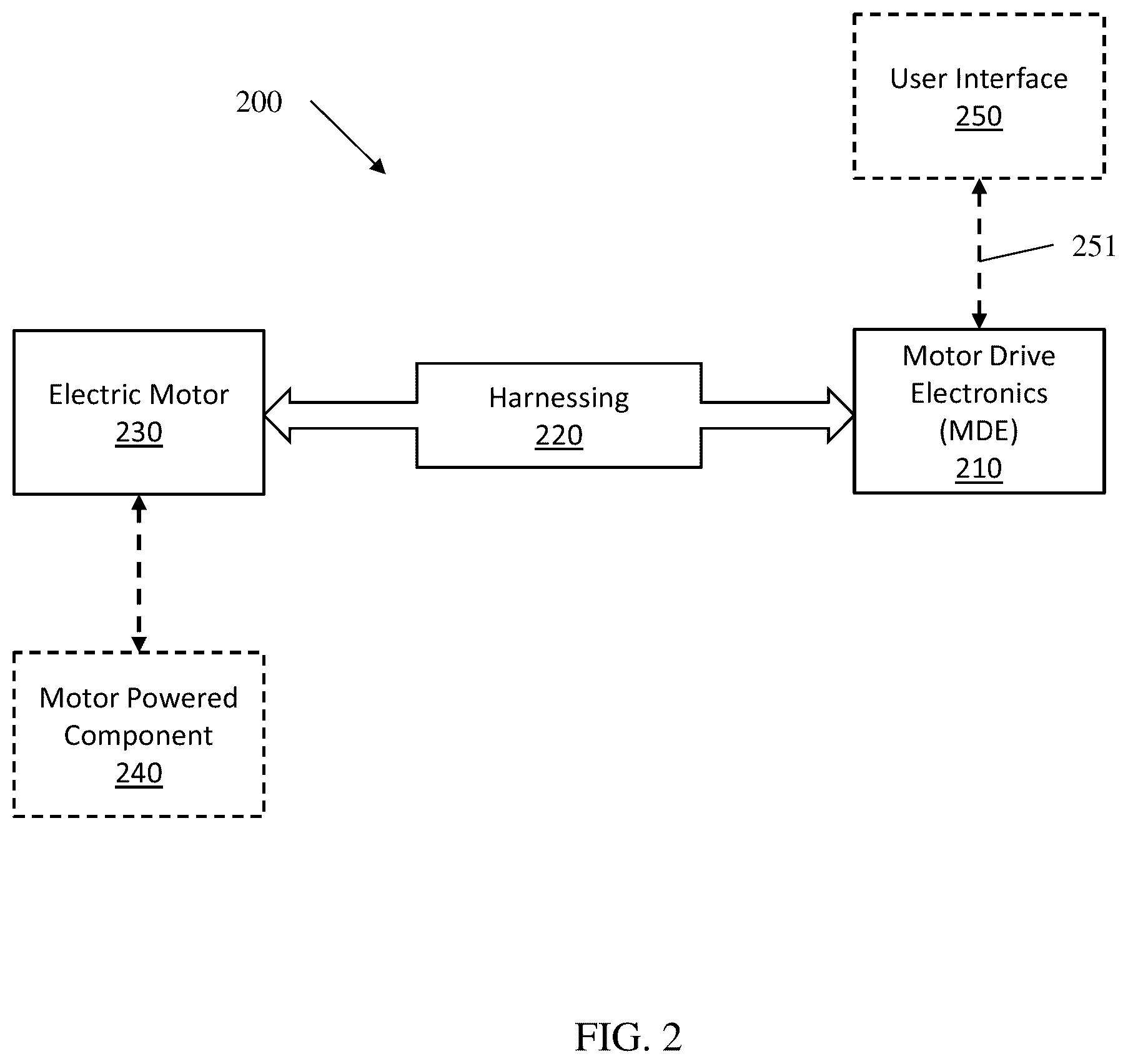 Patent US11824474 Figure 2 – Motor drive electronics using thermoelectric material