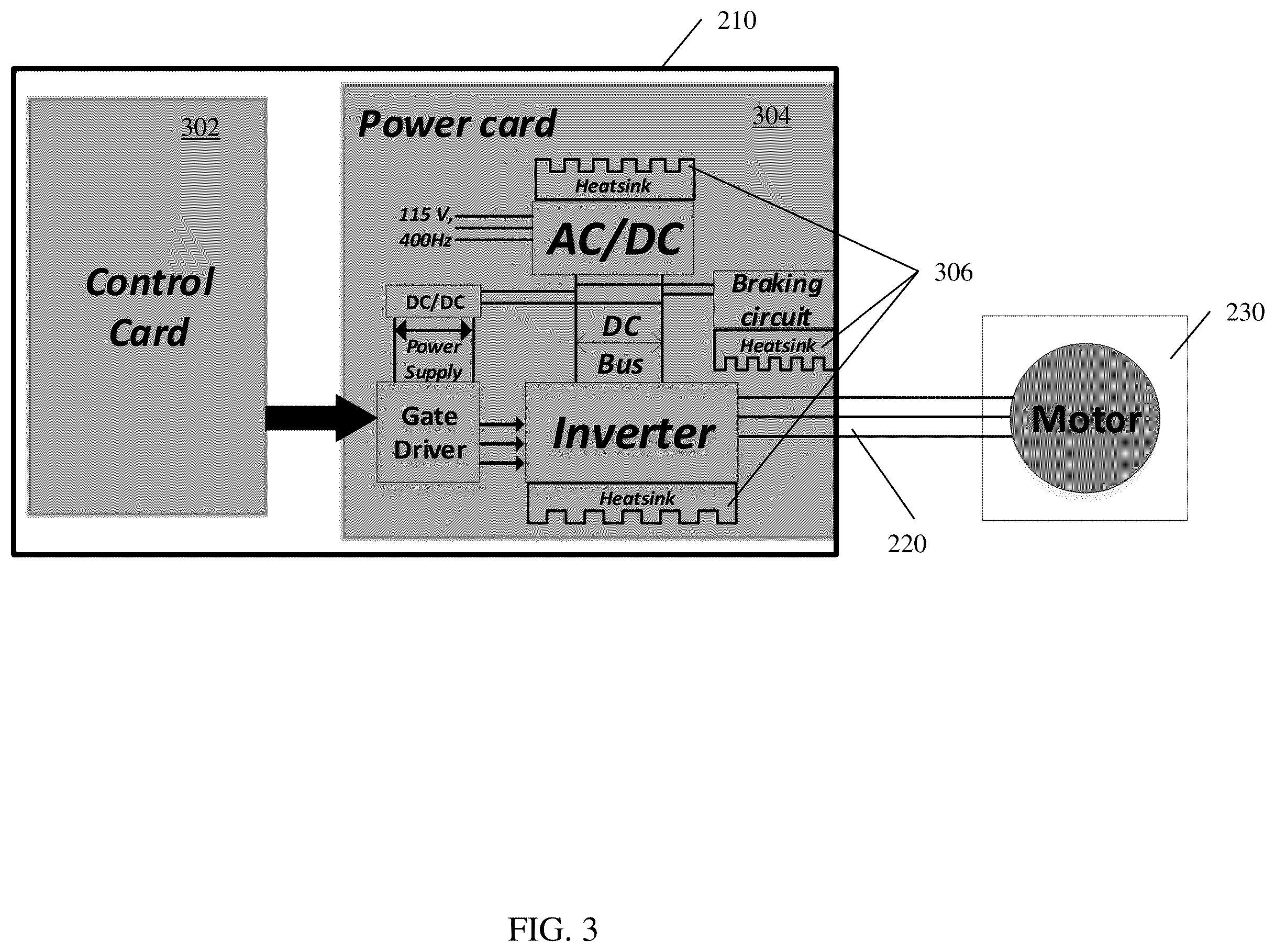 Patent US11824474 Figure 3 – Motor drive electronics using thermoelectric material