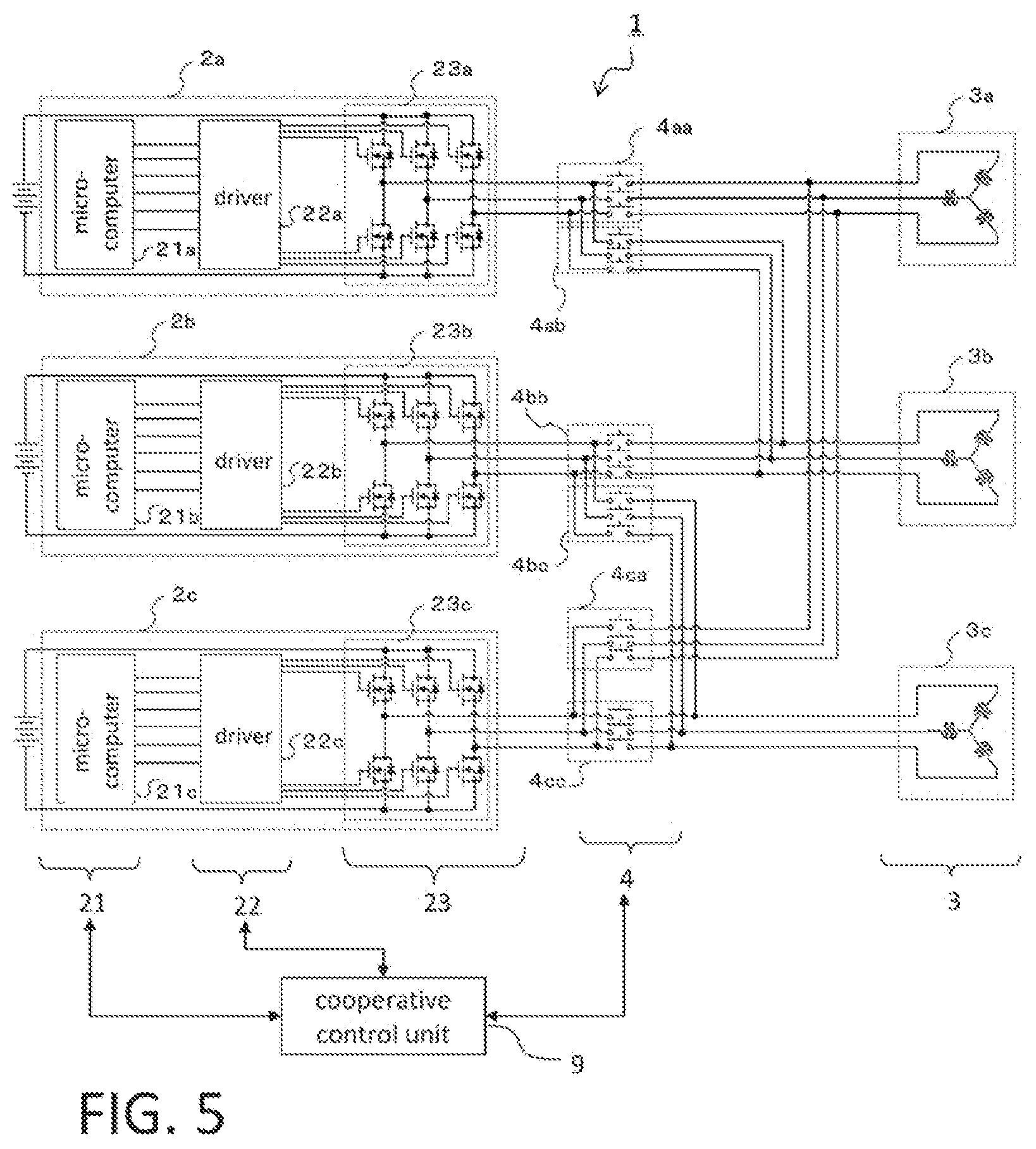 Patent US11824477 Figure 5 – Rotary electric machine control device