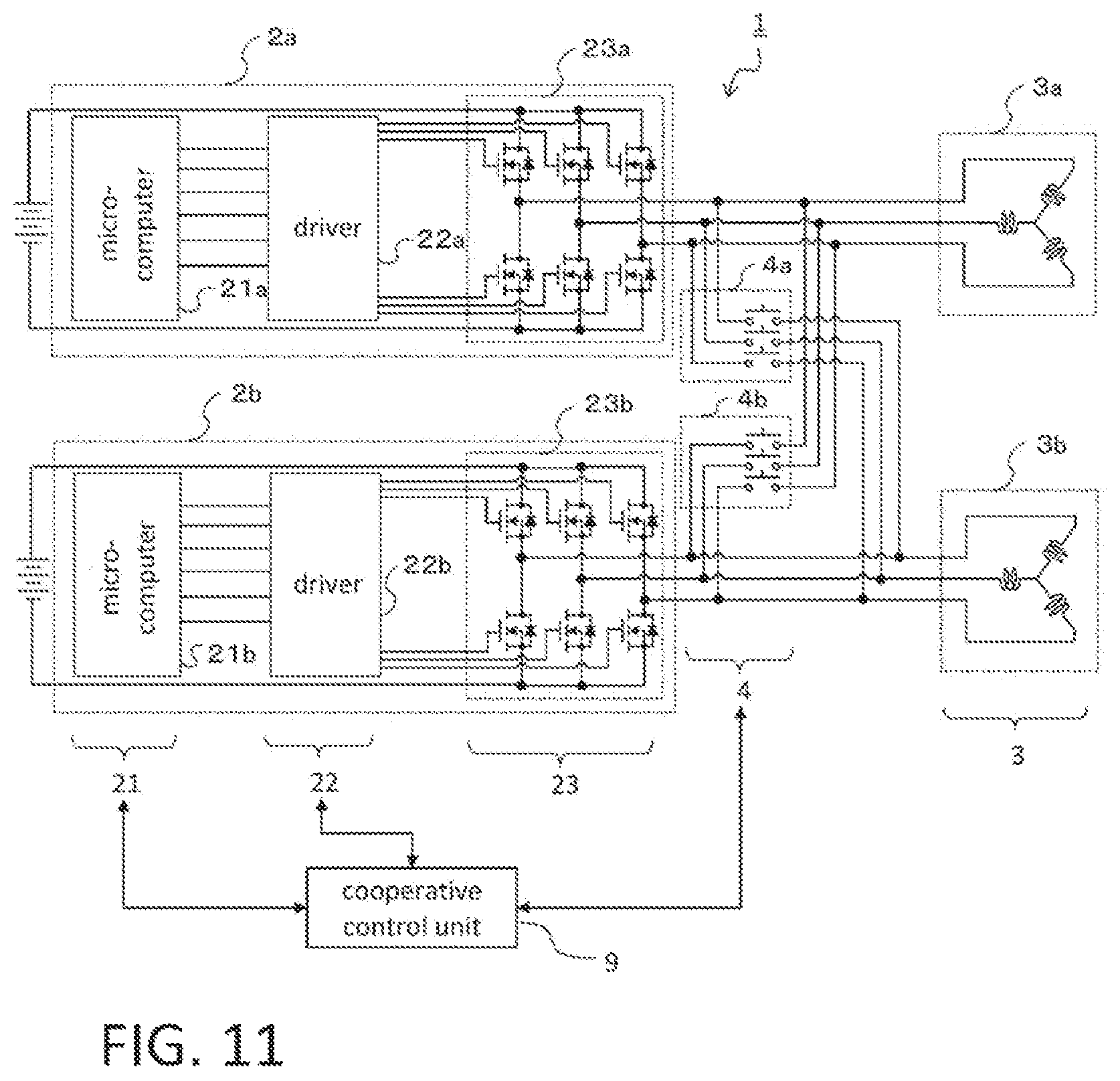 Patent US11824477 Figure 11 – Rotary electric machine control device