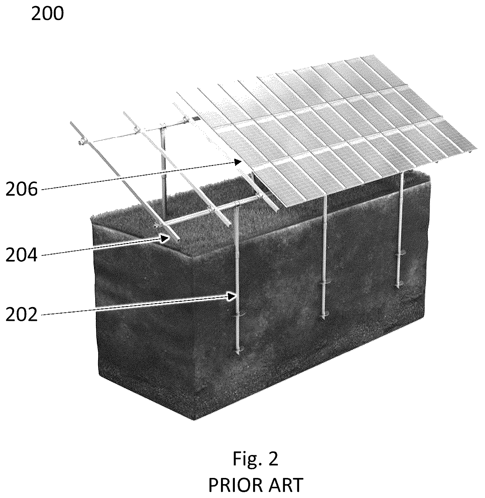 Patent US11824481 Figure 2 – Metallurgical steel post design for solar farm foundations and increased guardrail durability