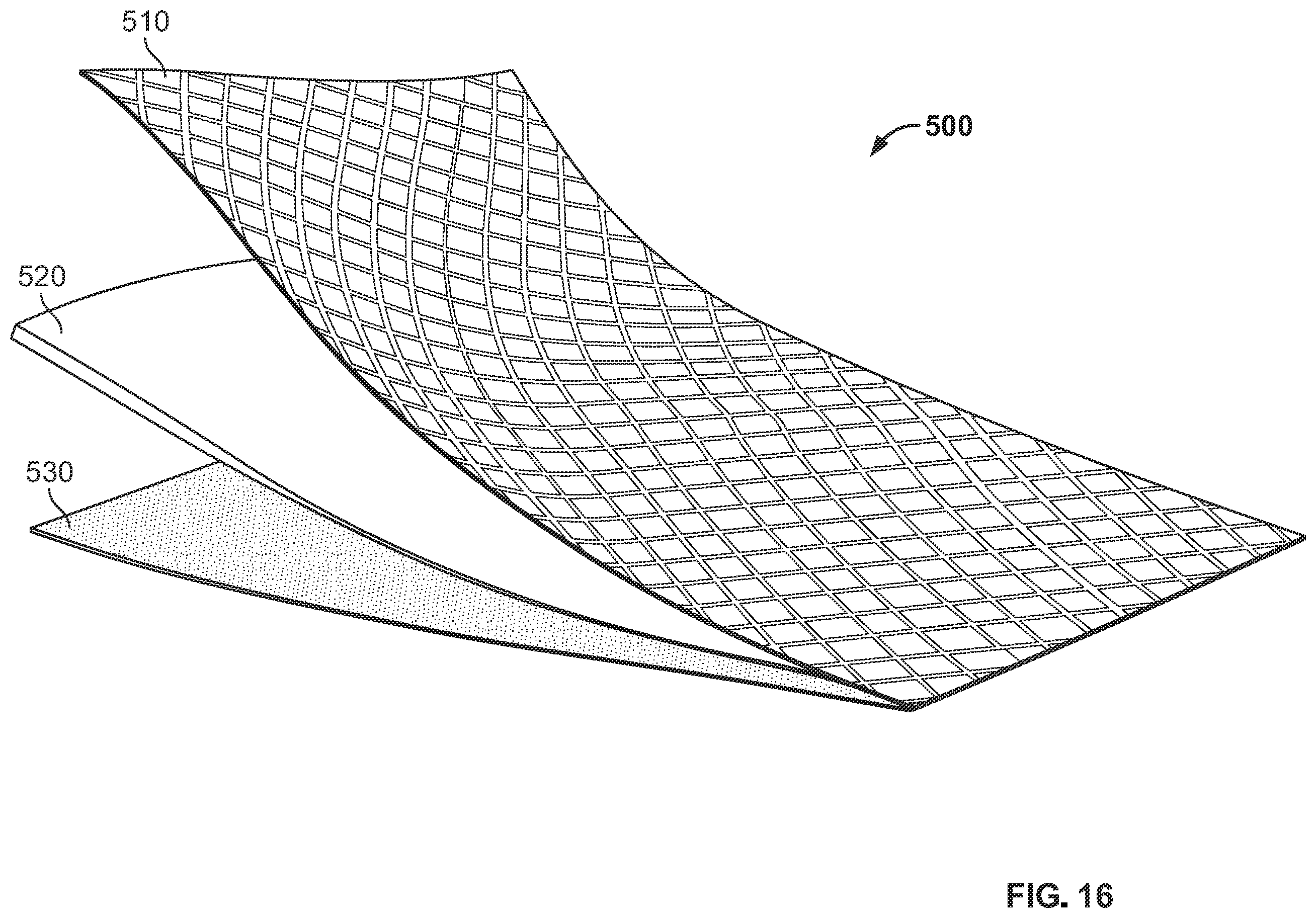 Patent US11824486 Figure 13 – Roofing shingles for mimicking the appearance of photovoltaic modules