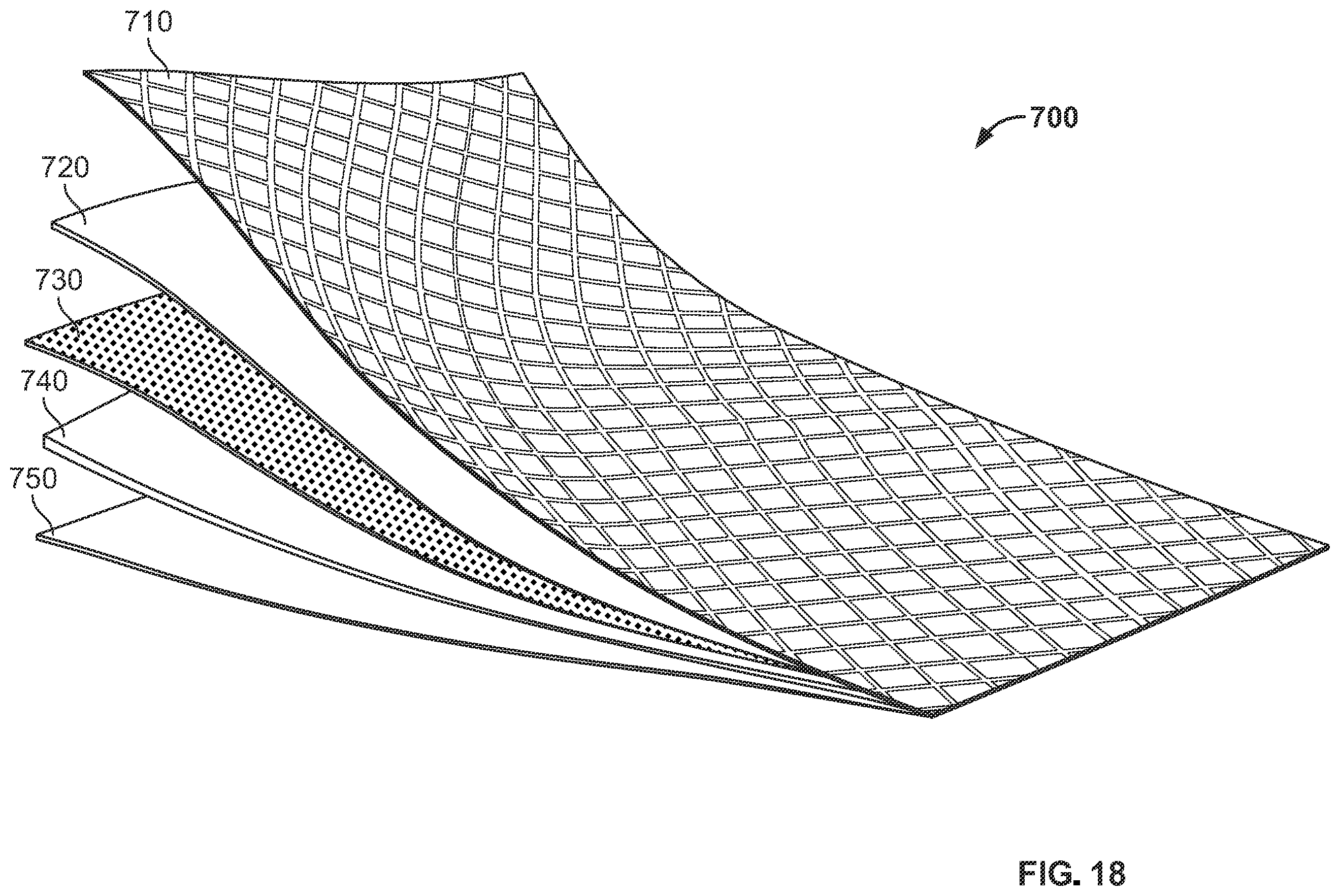 Patent US11824486 Figure 15 – Roofing shingles for mimicking the appearance of photovoltaic modules
