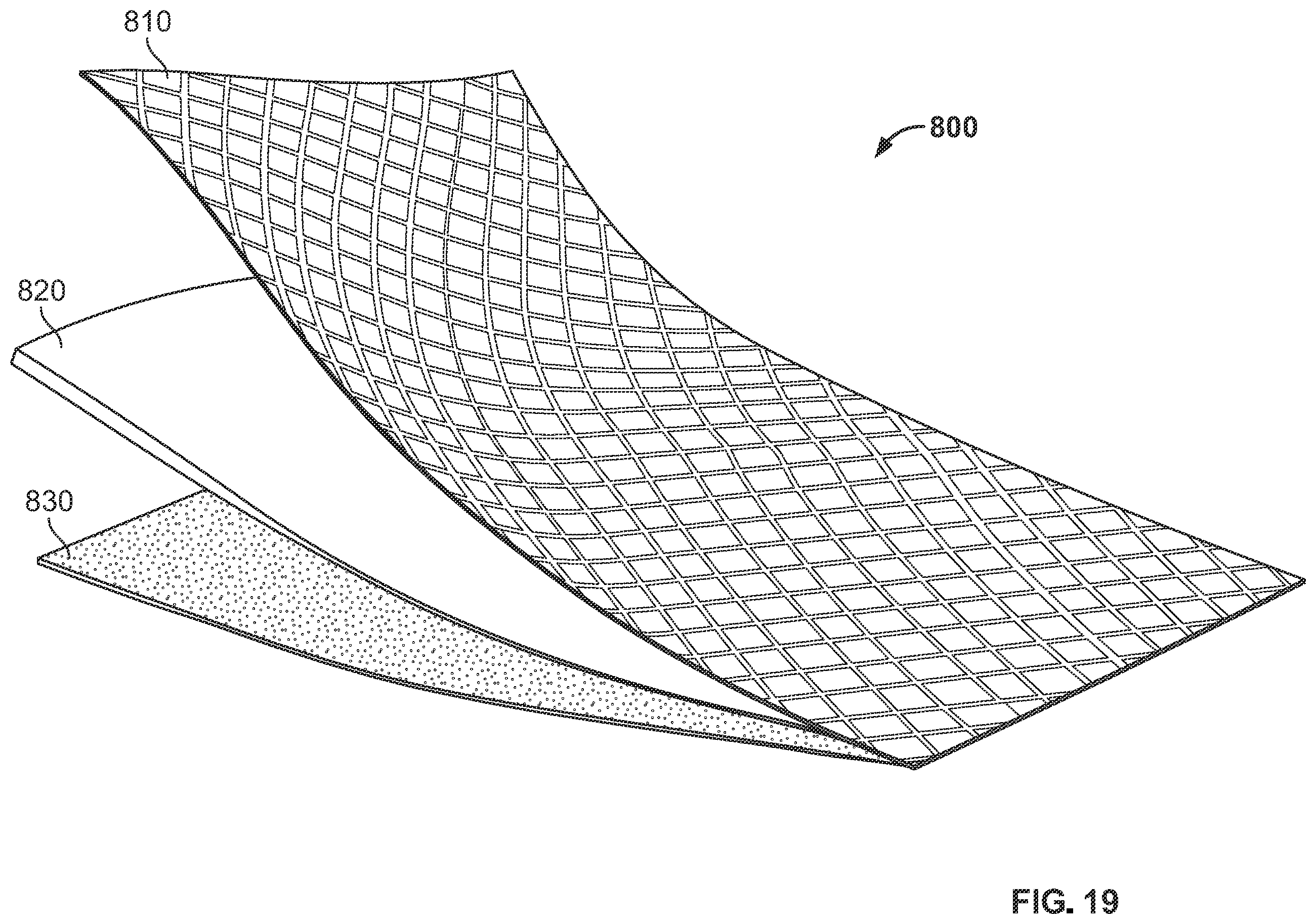 Patent US11824486 Figure 16 – Roofing shingles for mimicking the appearance of photovoltaic modules