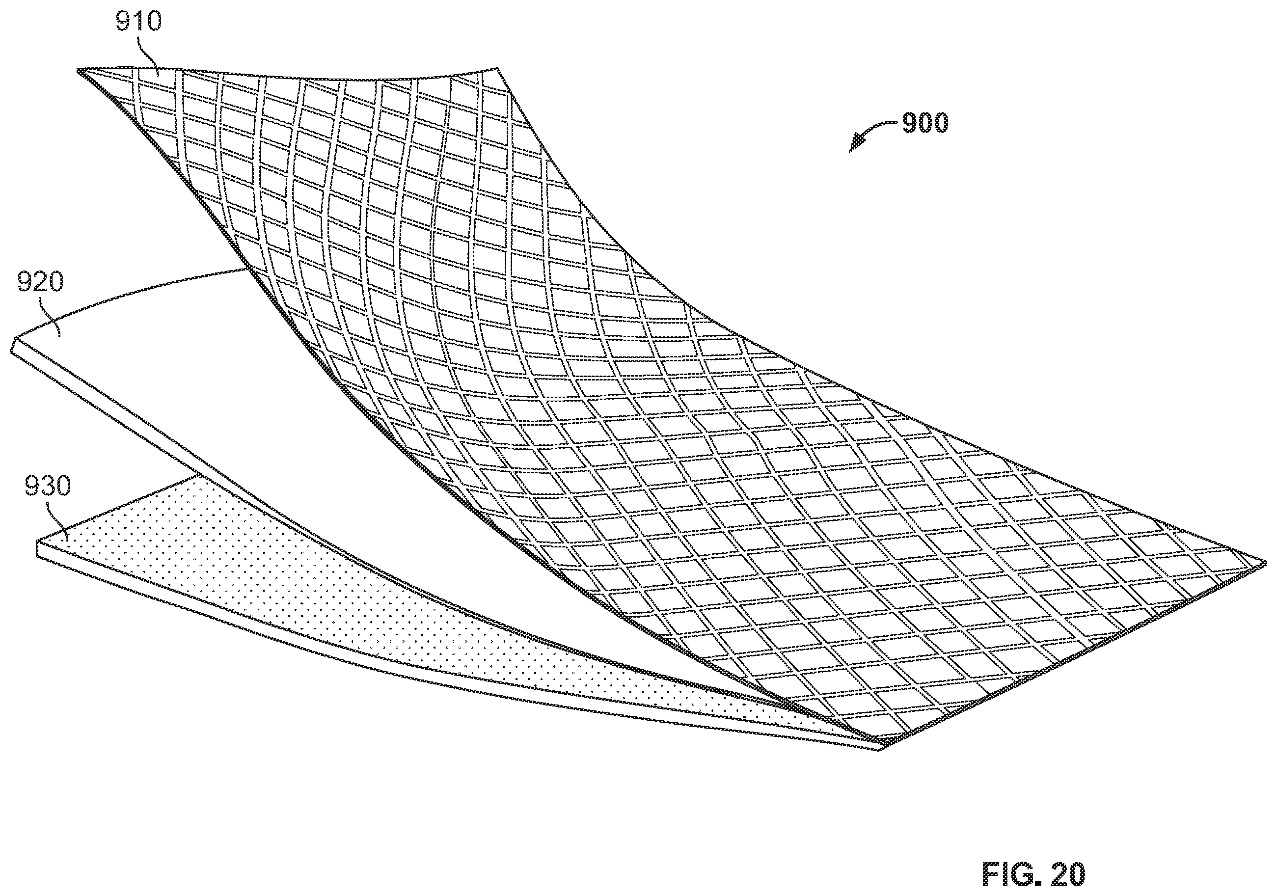 Patent US11824486 Figure 17 – Roofing shingles for mimicking the appearance of photovoltaic modules