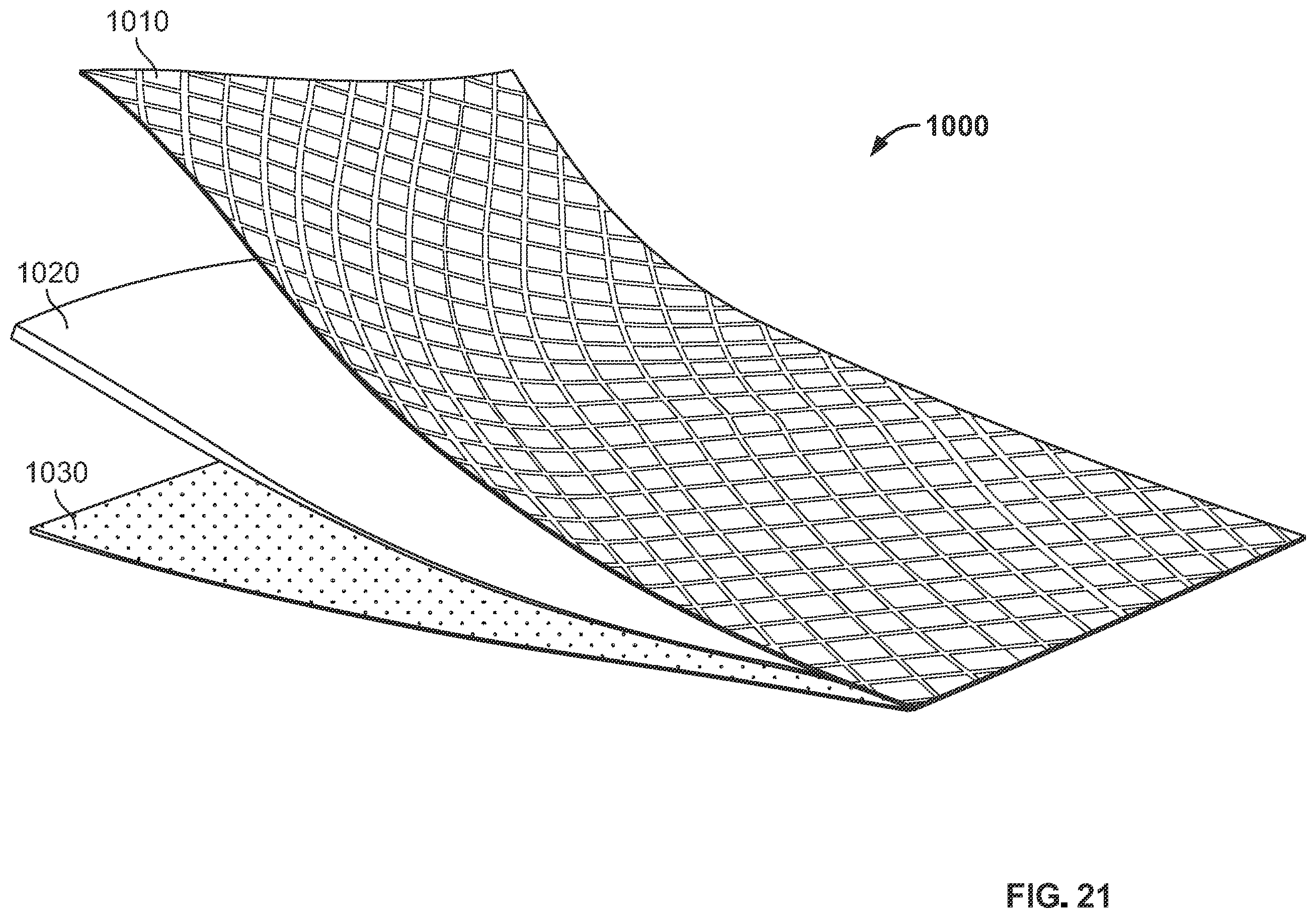 Patent US11824486 Figure 18 – Roofing shingles for mimicking the appearance of photovoltaic modules