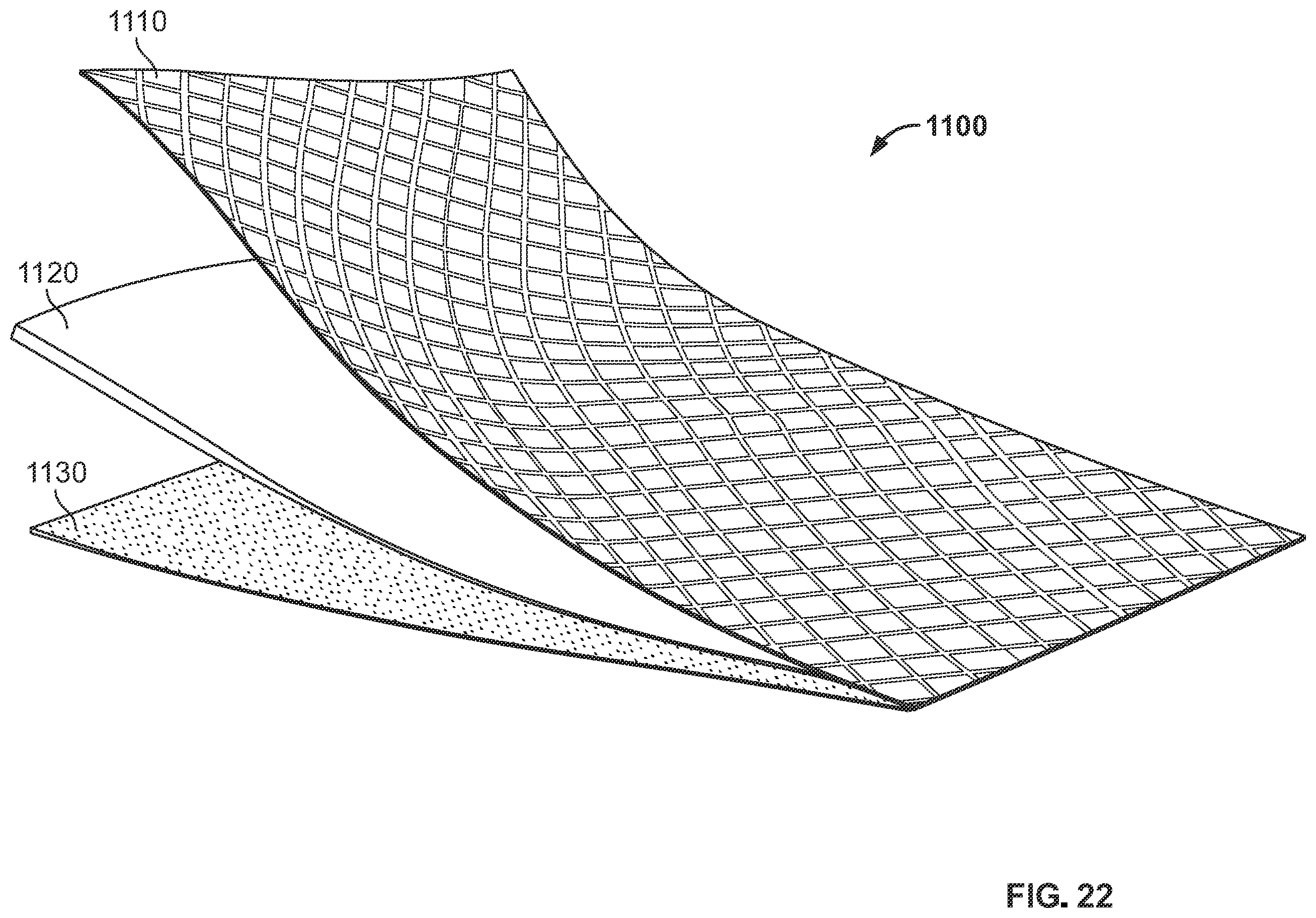 Patent US11824486 Figure 19 – Roofing shingles for mimicking the appearance of photovoltaic modules