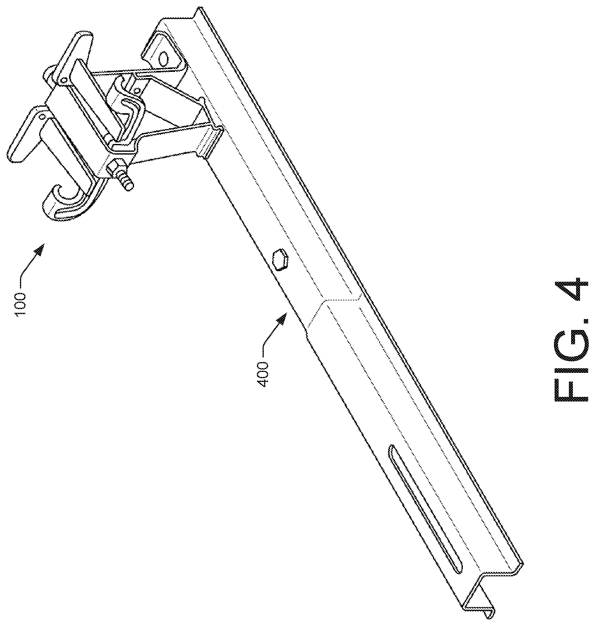 Patent US11824489 Figure 4 – Photovoltaic module clamp assembly