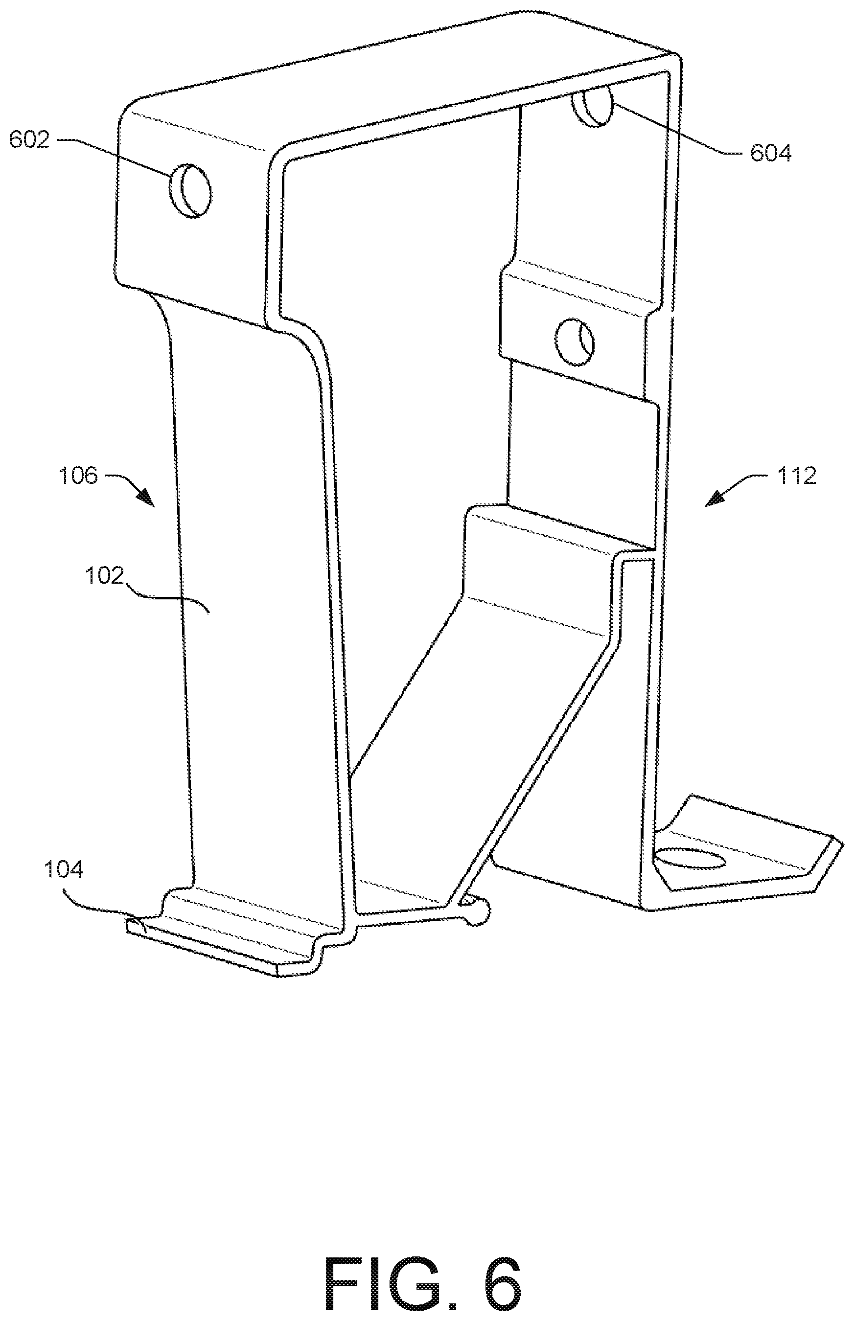 Patent US11824489 Figure 6 – Photovoltaic module clamp assembly
