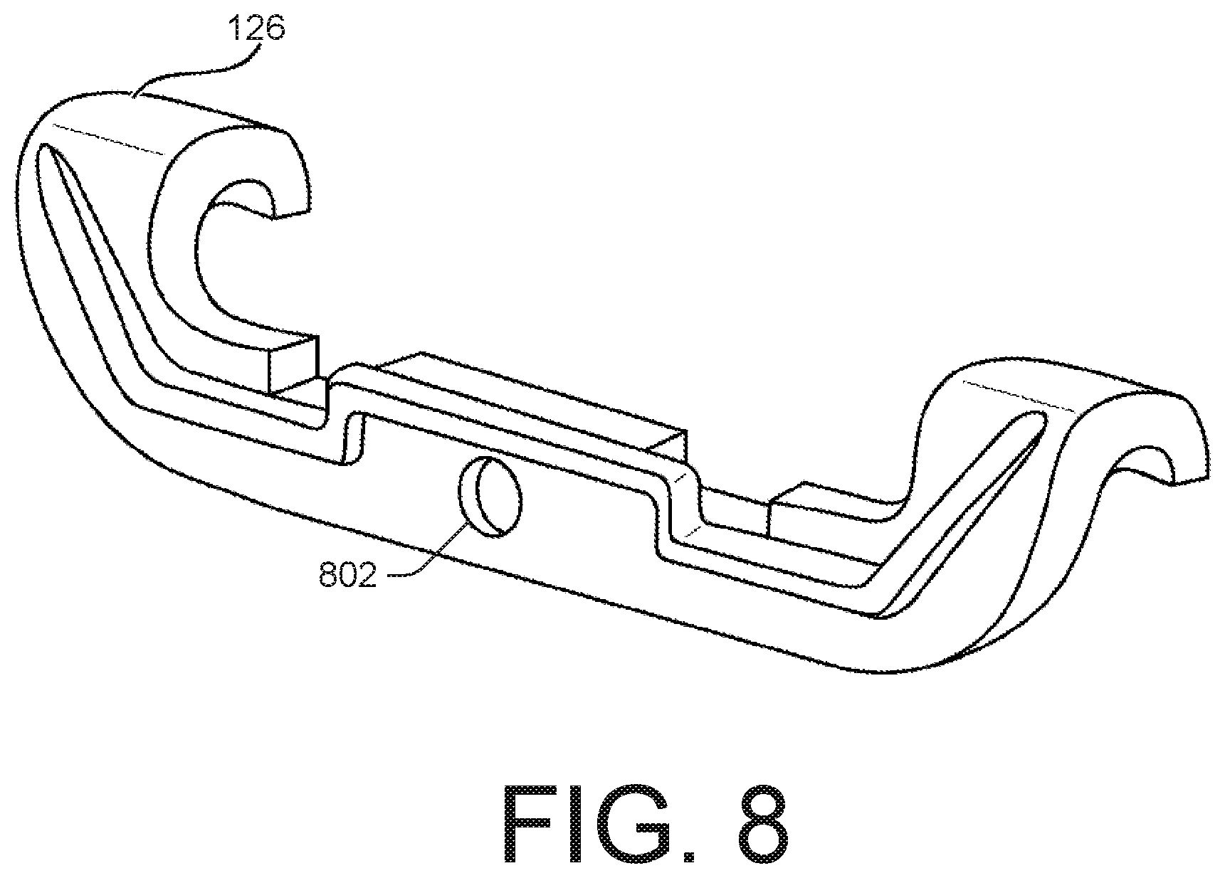 Patent US11824489 Figure 8 – Photovoltaic module clamp assembly