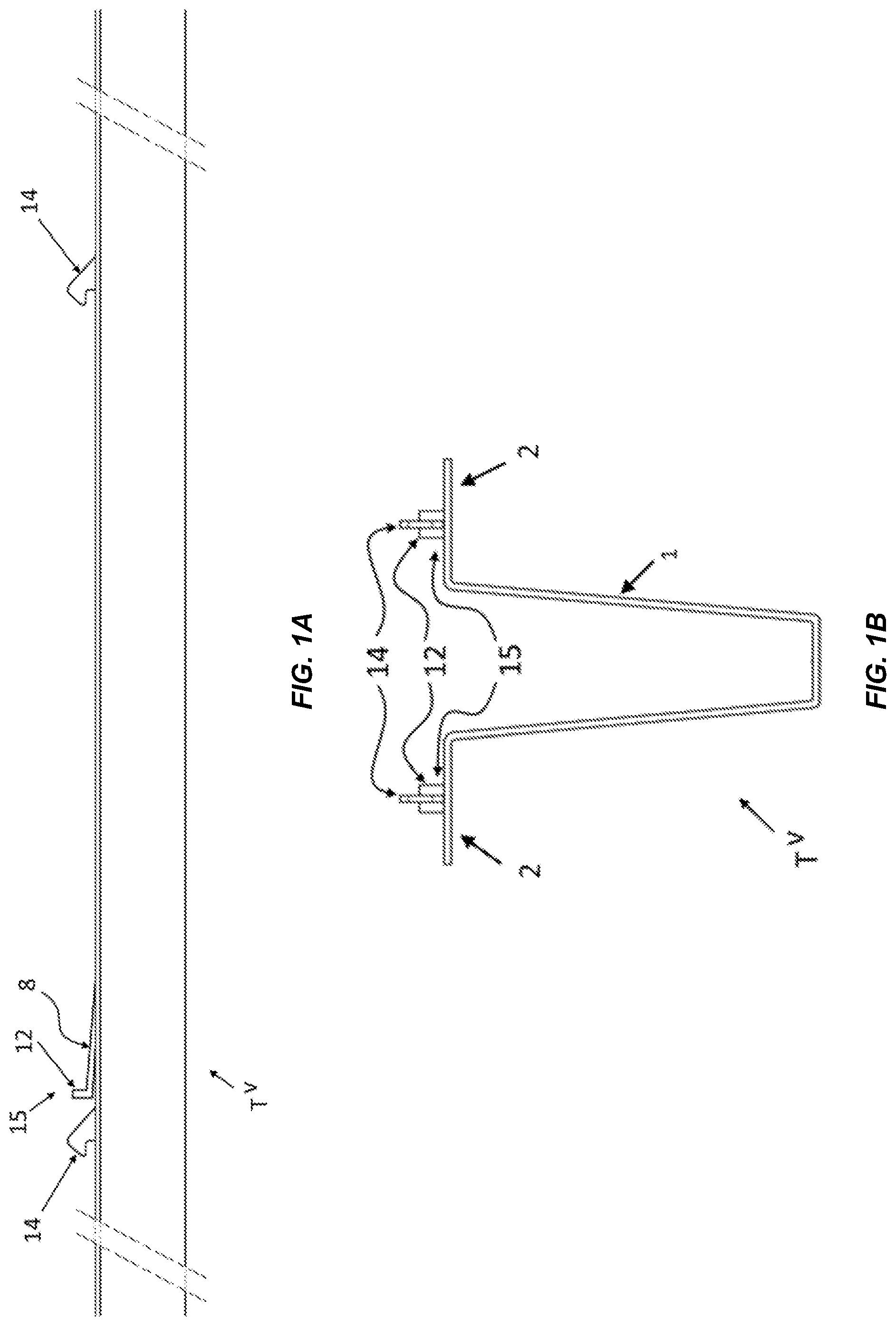 Patent US11824490 — System for the installation of photovoltaic panels — Figure 1