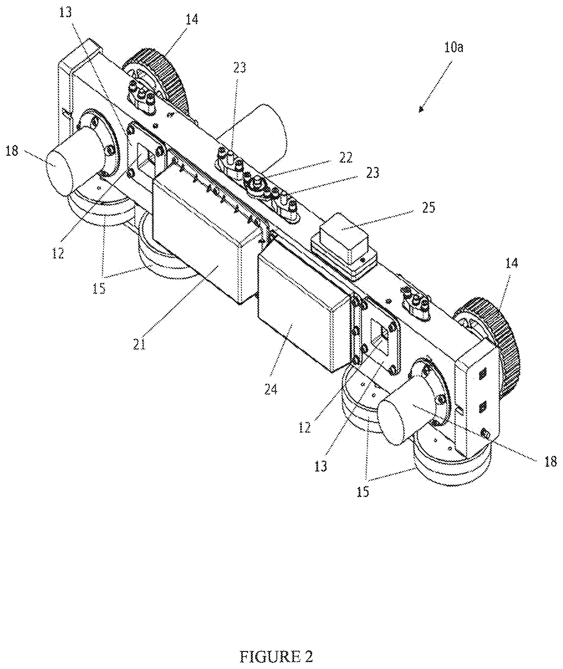 Patent US11824492 Figure 2 – Modular system for cleaning solar panels