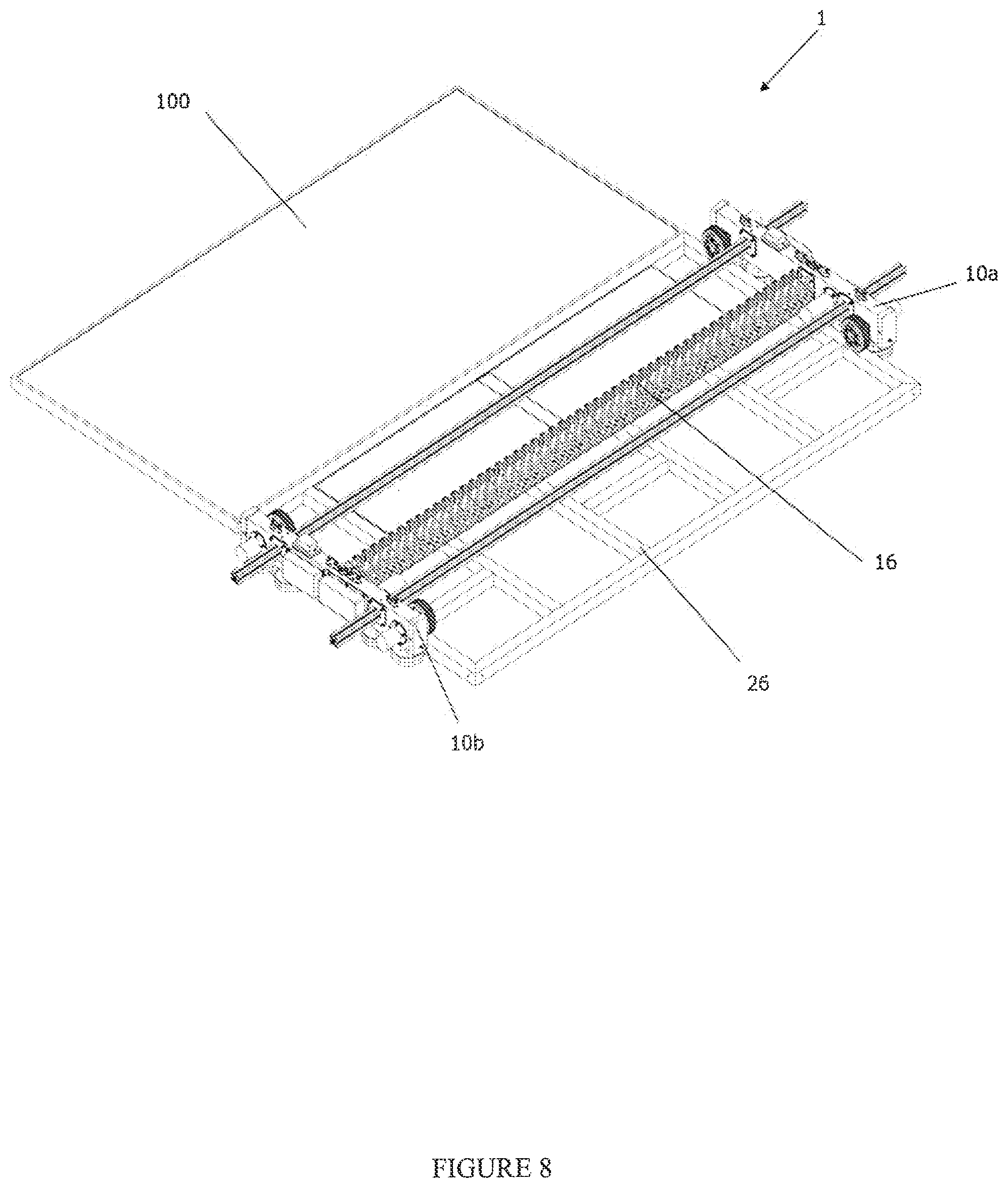 Patent US11824492 Figure 7 – Modular system for cleaning solar panels