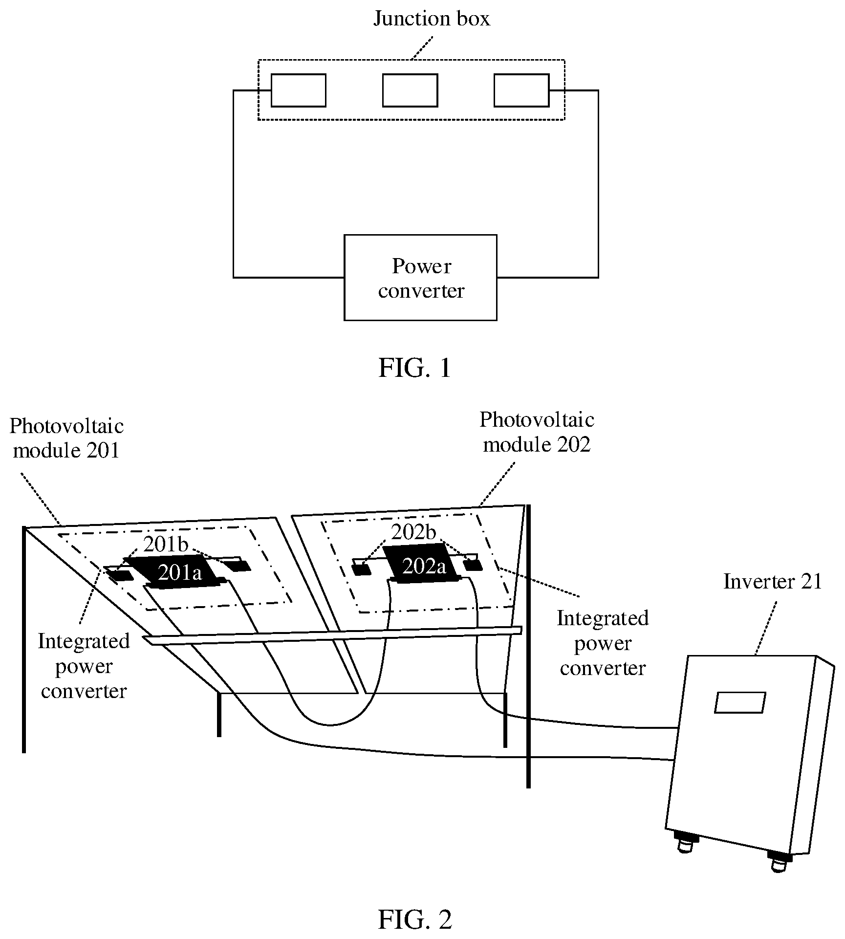 Patent US11824493 Figure 1 – Photovoltaic module and photovoltaic system