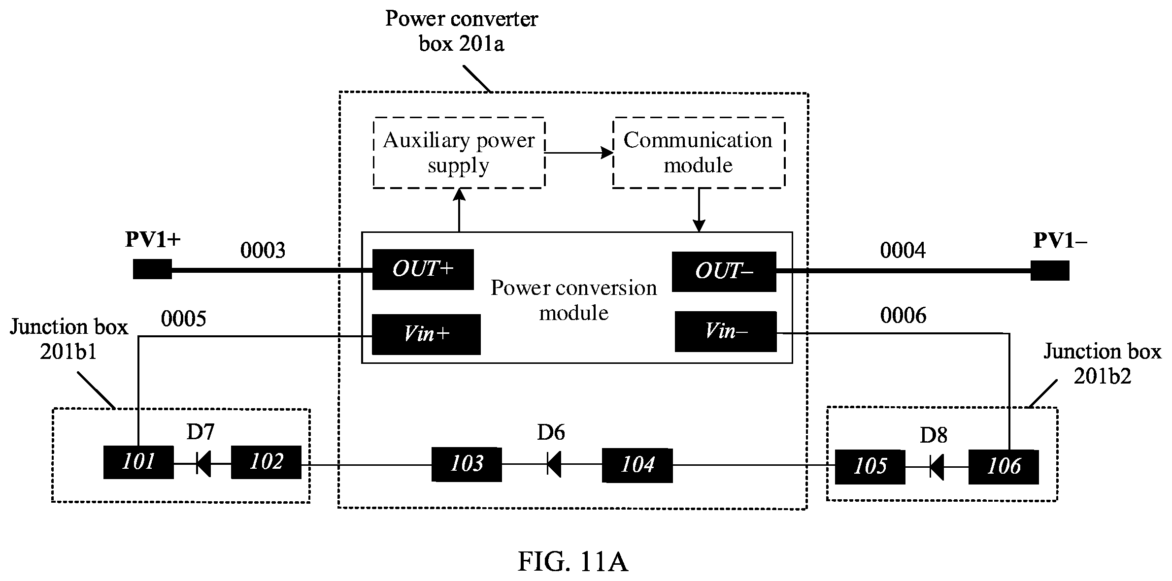 Patent US11824493 Figure 12 – Photovoltaic module and photovoltaic system