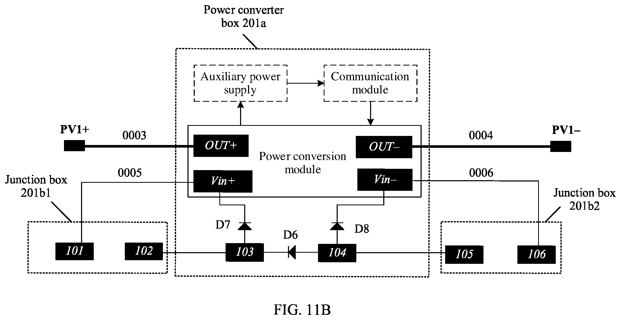 Patent US11824493 Figure 13 – Photovoltaic module and photovoltaic system