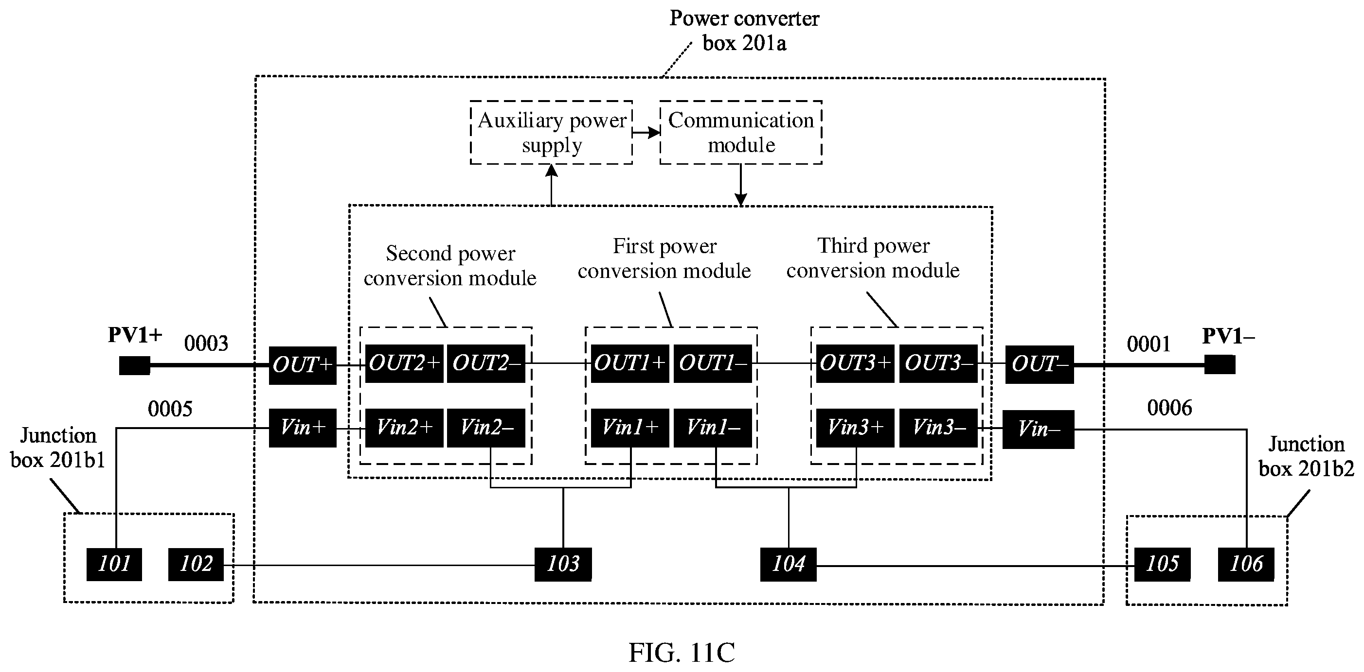 Patent US11824493 Figure 14 – Photovoltaic module and photovoltaic system